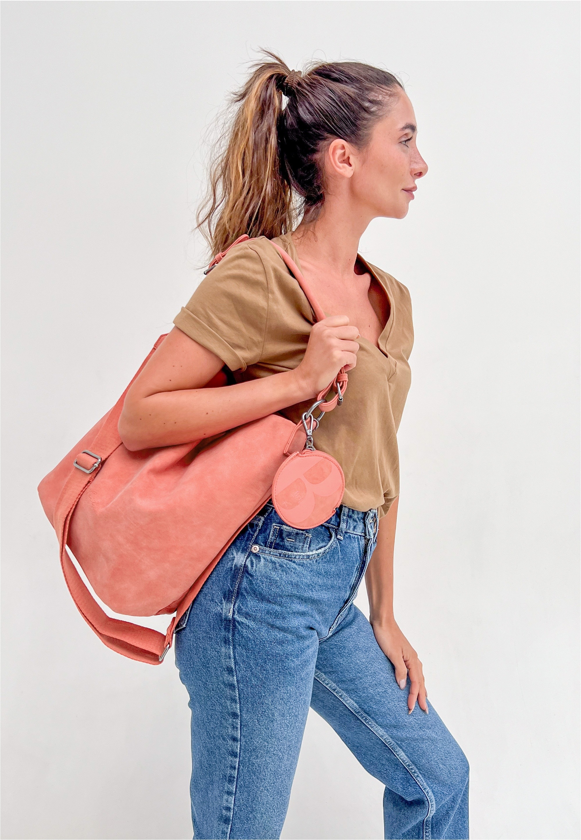 Fritzi aus Preußen Schultertasche »Brigitte x fritzi Special Hobo01« mit abnehmbarem Anhänger