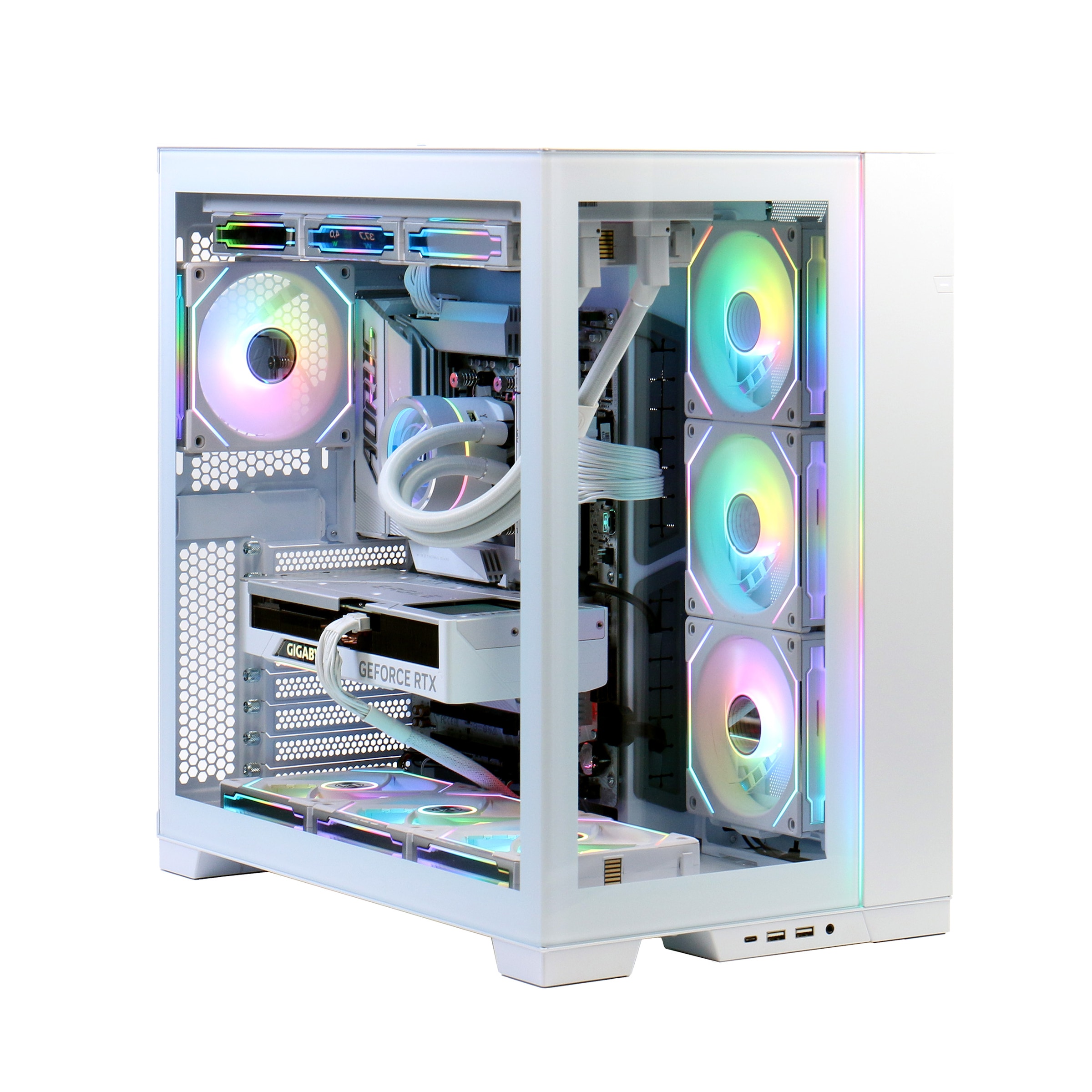 Gaming-PC »Pure White 7355«, DDR5 RAM; PCIe Gen4; Windows 11