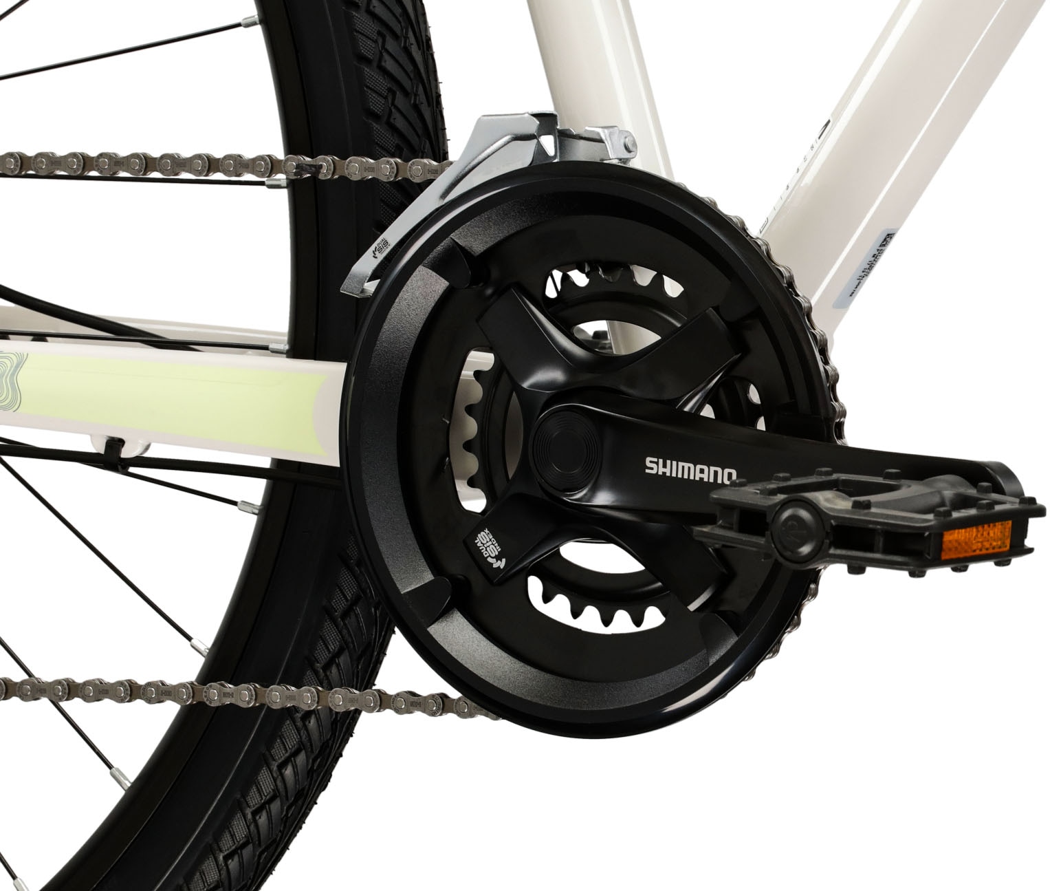 Kross Crossrad »KROSS Crossrad Damen 28" Evado 4.0 grau 16 Gänge« 16 Gang Shimano ACERA M3020 Schaltwerk Kettenschaltung