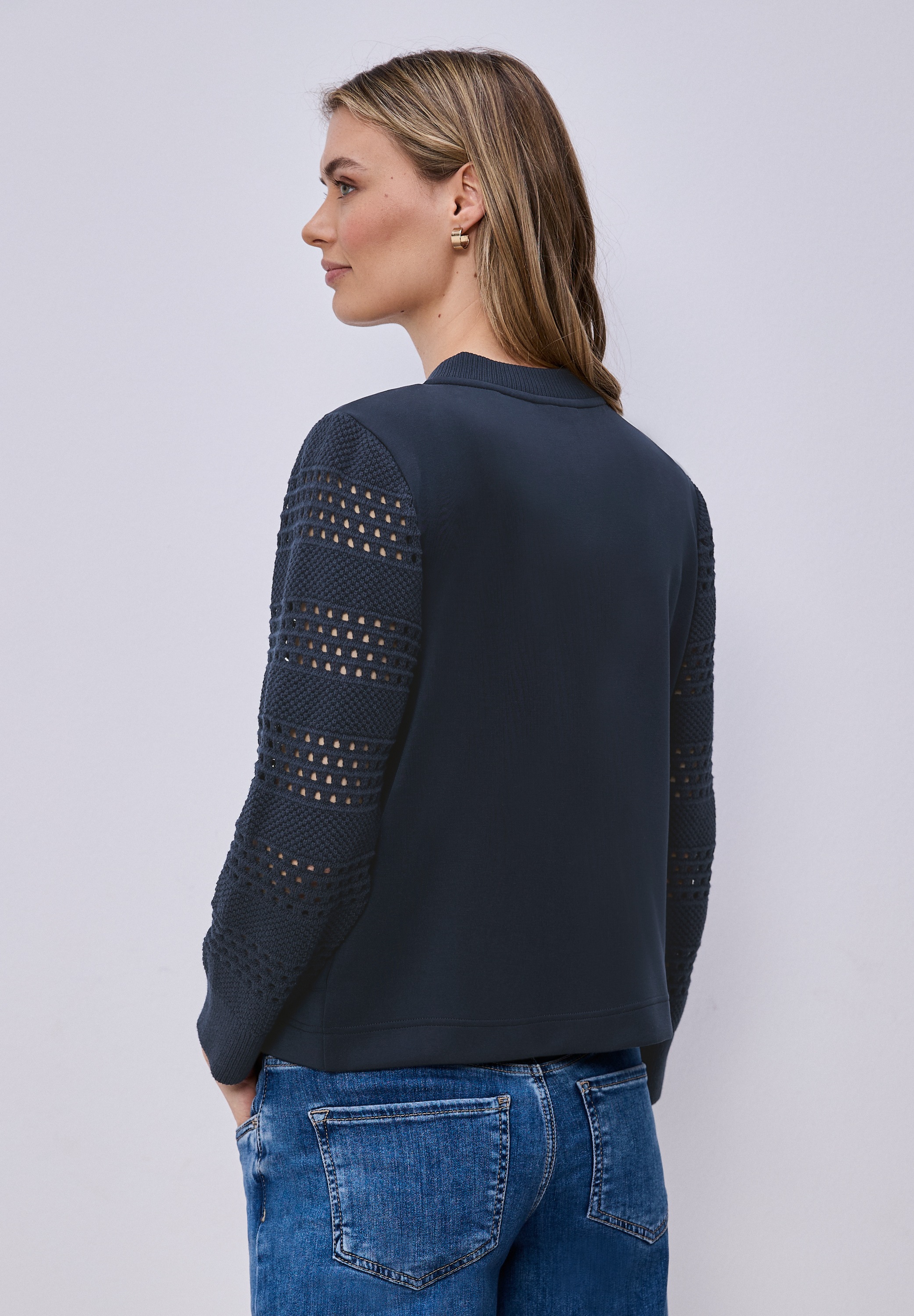 STREET ONE Cardigan im Silk Look