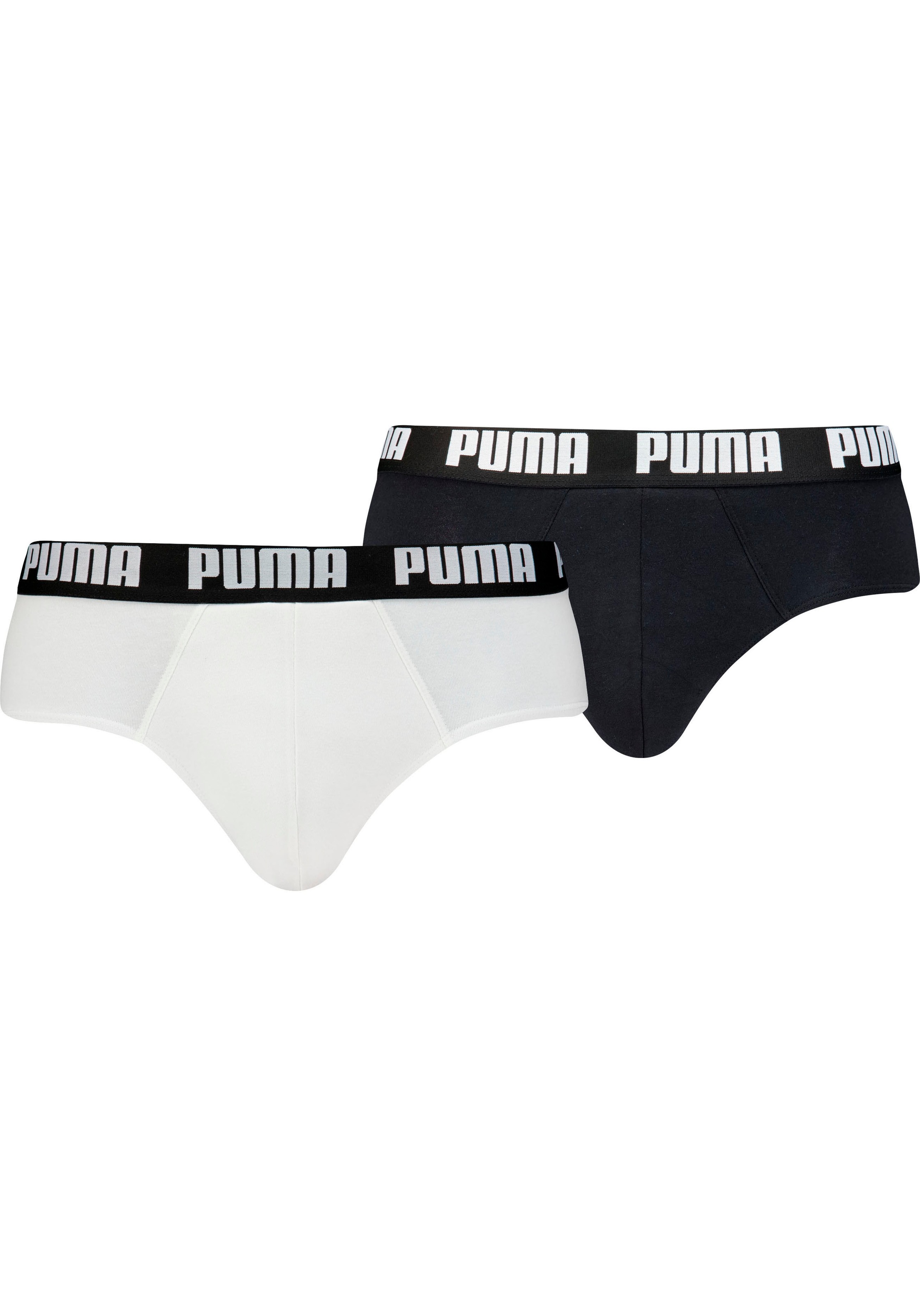 PUMA Slip "MEN EVERYDAY BRIEFS 2P" Packung, 2er Pack, ohne Eingriff, Logobu günstig online kaufen