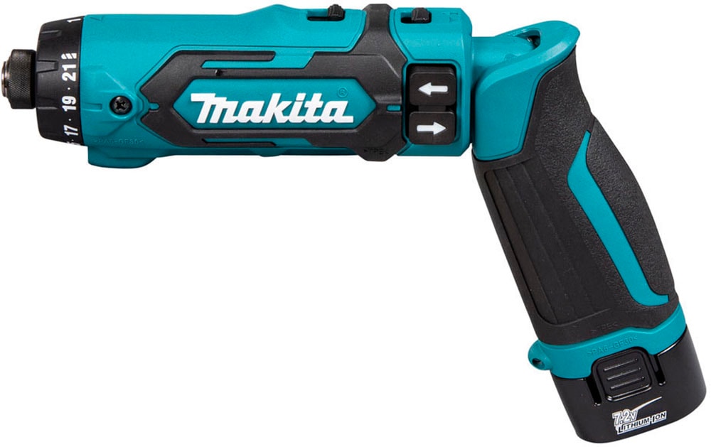 Makita Akku-Schrauber »DF012DSE«, inkl. integrierter Akku, Ladegerät und Aufbewahrungskoffer