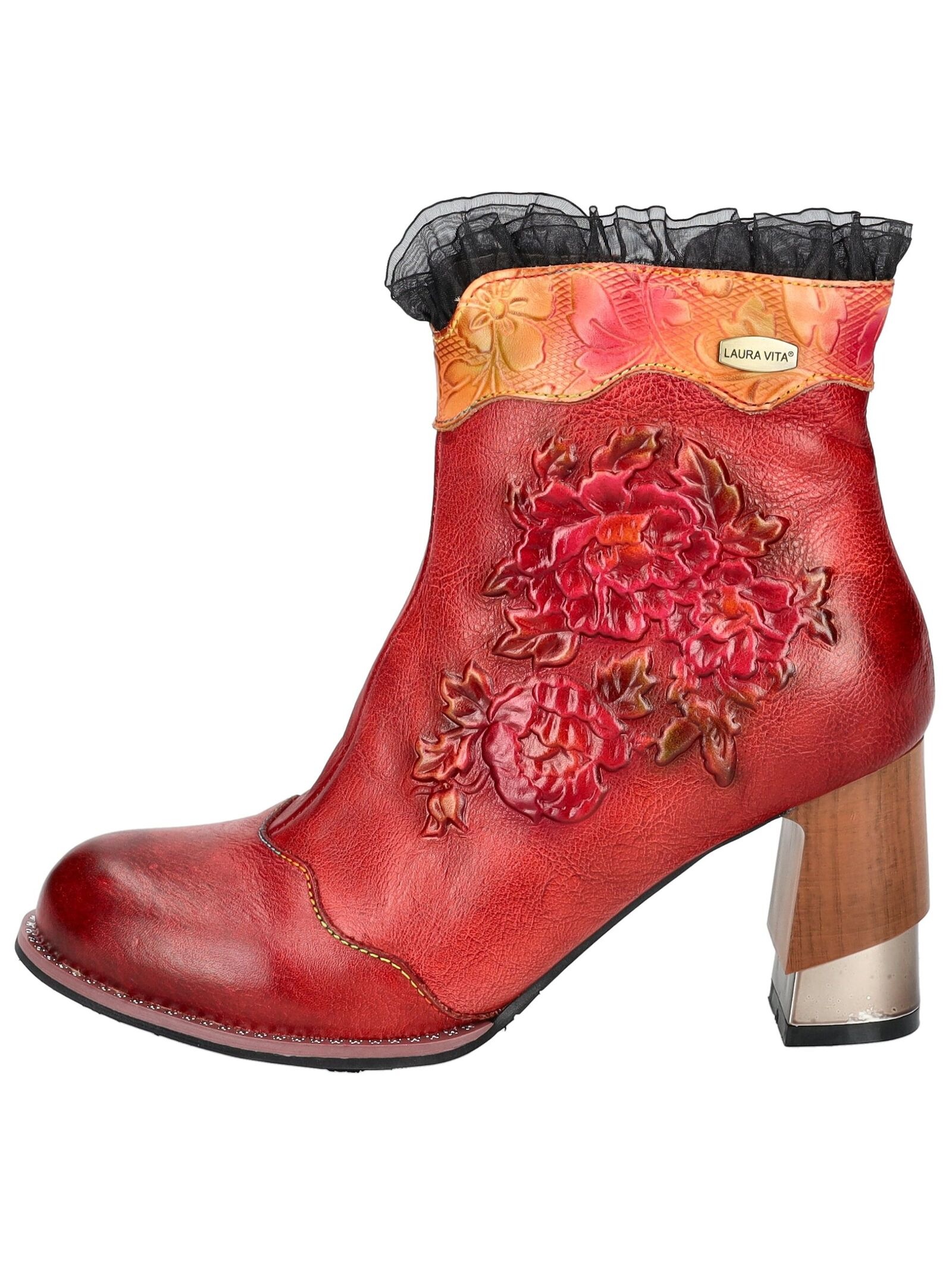 LAURA VITA High-Heel-Stiefelette "LAURA VITA Stiefelette Leder" günstig online kaufen