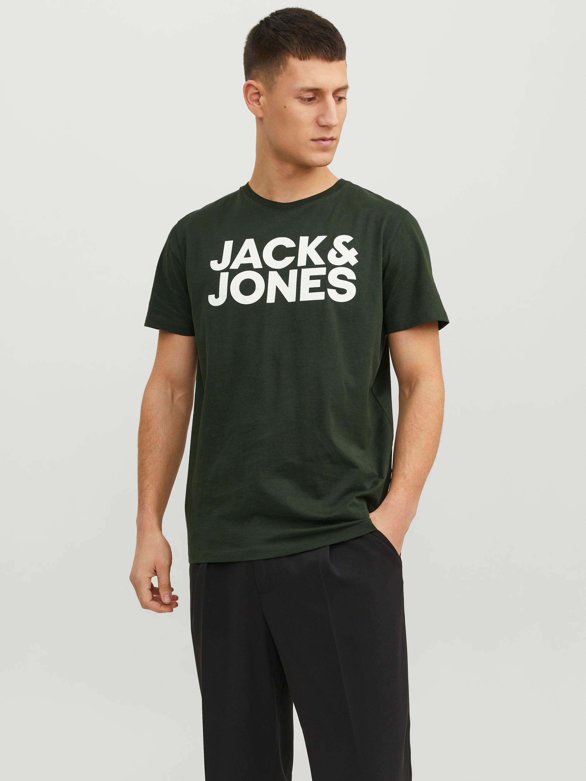 Jack & Jones Rundhalsshirt "JJECORP LOGO TEE SS", mit Logo Print günstig online kaufen