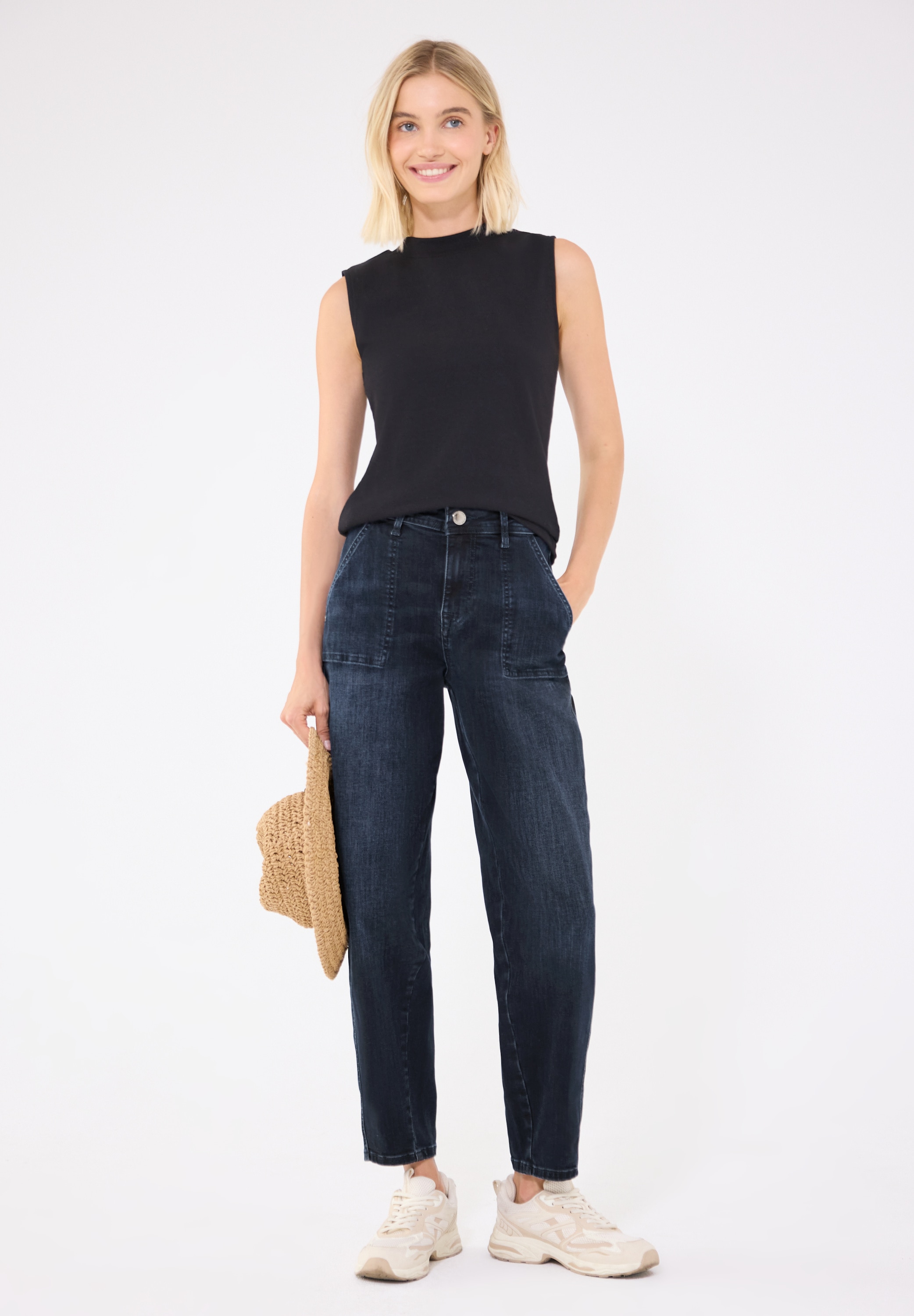 STREET ONE STUDIO Loose-fit-Jeans 5-Pocket-Style