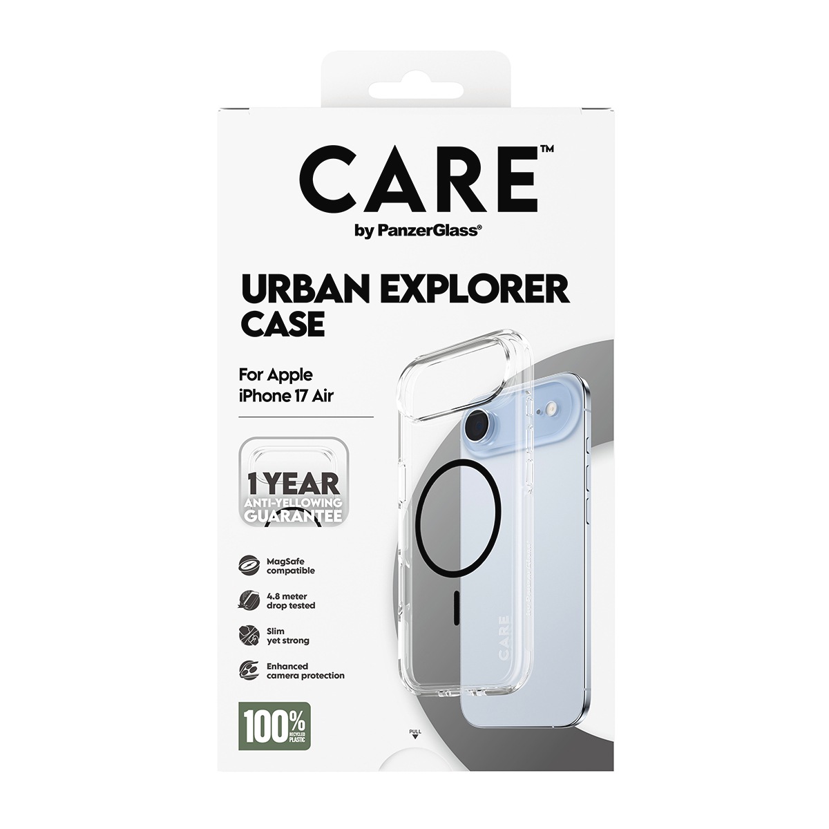 CARE by PanzerGlass Handyhülle »Urban Explorer Case für Apple iPhone Air« Apple iPhone Air Backcover, Schutzhülle, Handyschutzhülle, Case, Schutzcase, stoßfest