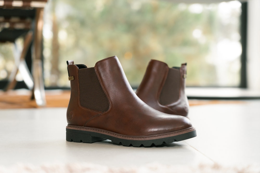 Remonte Chelseaboots, Winterstiefelette, Klassik-Boots mit wasserabweisender TEX-Membran