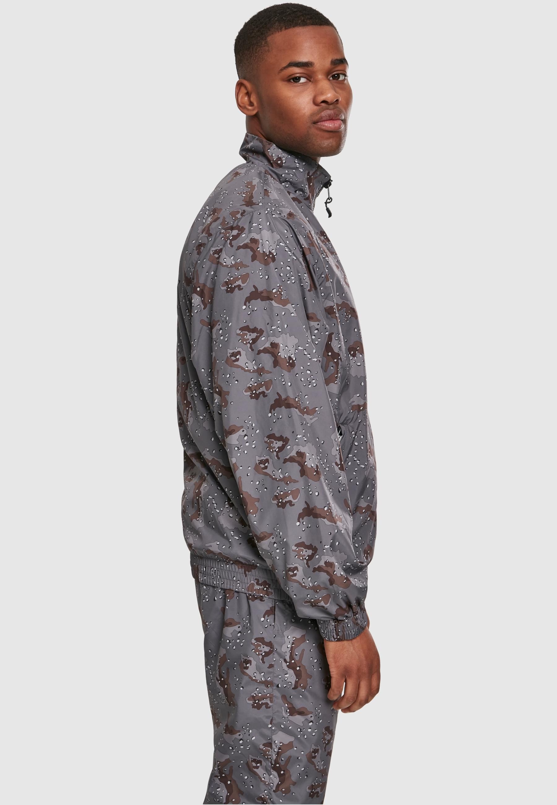 URBAN CLASSICS Anorak »Urban Classics Herren Camo Track Jacket«, (1 St.), ohne Kapuze