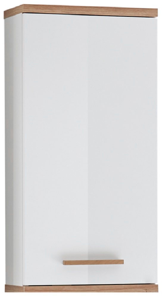 Saphir Badmöbel-Set »Quickset 4-teilig, Waschbeckenunterschrank mit LED-Spiegel«, (5 St.), Unterschrank, Hängeschrank, inkl. Türdämpfer, 3 Türen, 1 Schublade