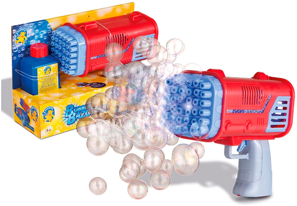 PUSTEFIX Seifenblasen Kanone »Bubble Bazooka«, mit LED-Licht