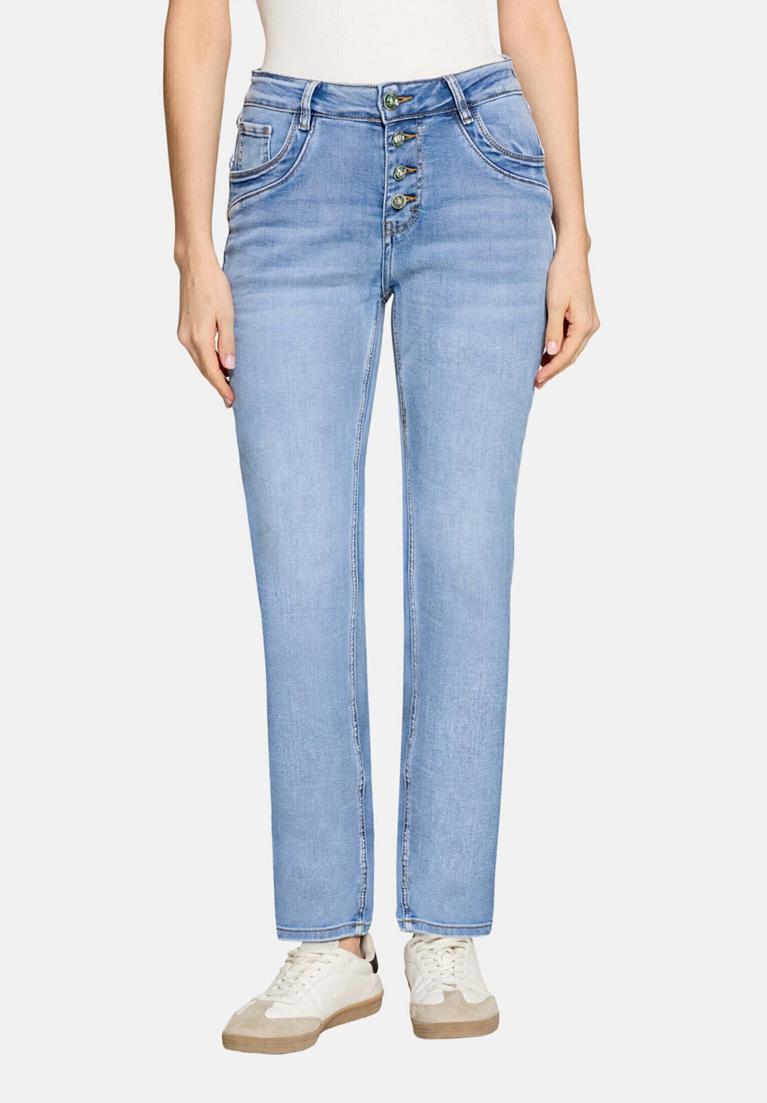 Cartoon Boyfriend-Jeans »Damen im Vintage-Look«