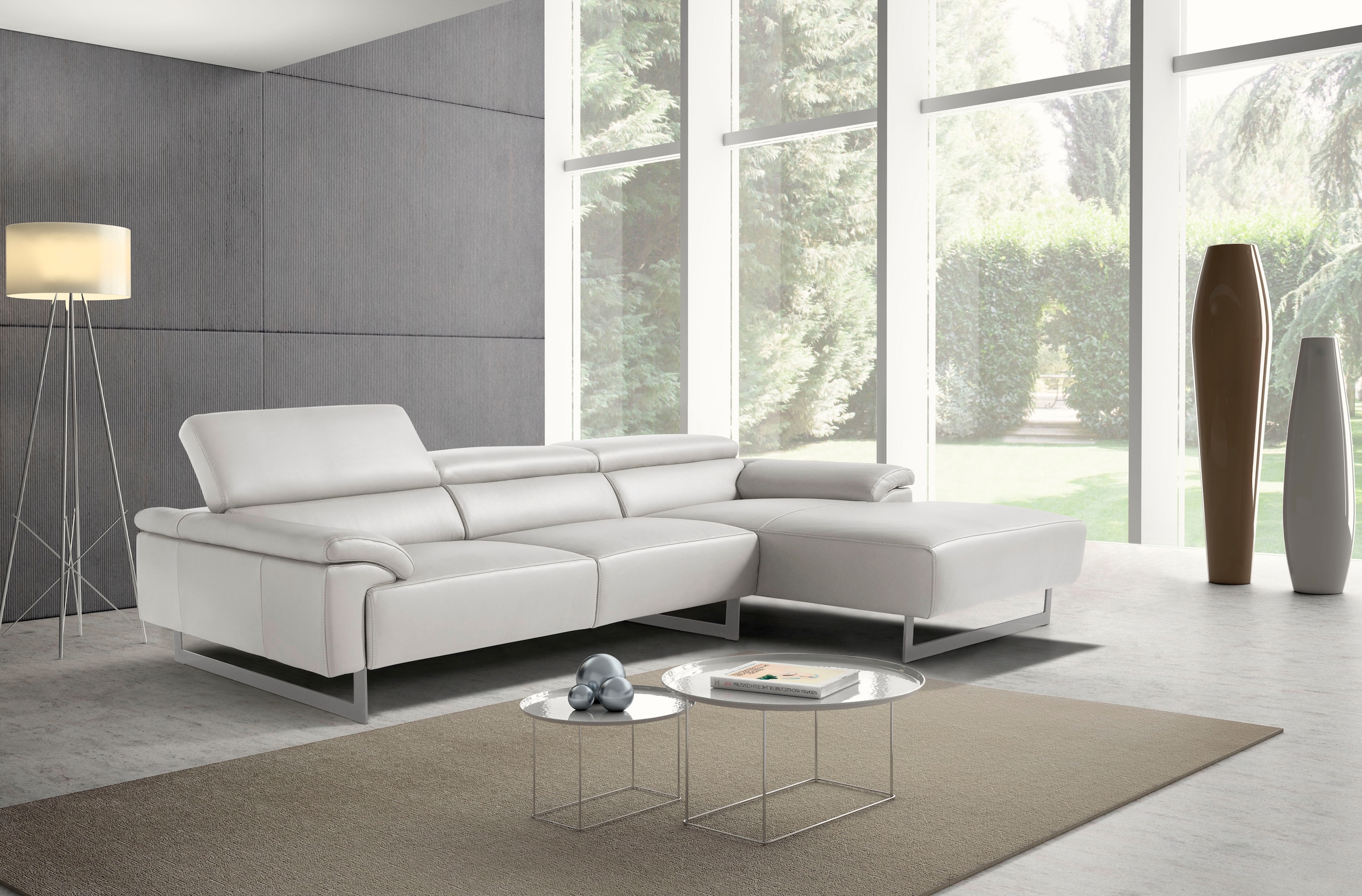 Egoitaliano Ecksofa "Malika, edel und bequem, Designsofa mit hochwertigen B günstig online kaufen