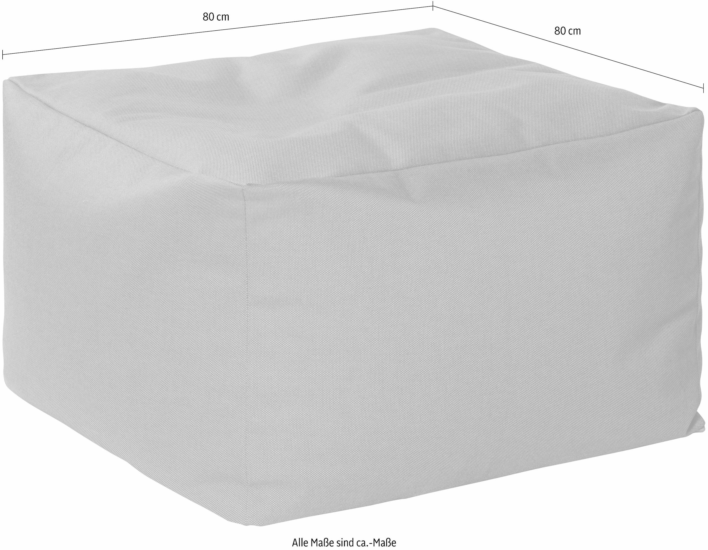 Sitting Point Sitzsack »Sitzhocker Loft OUTSIDE«, outdoorfähig