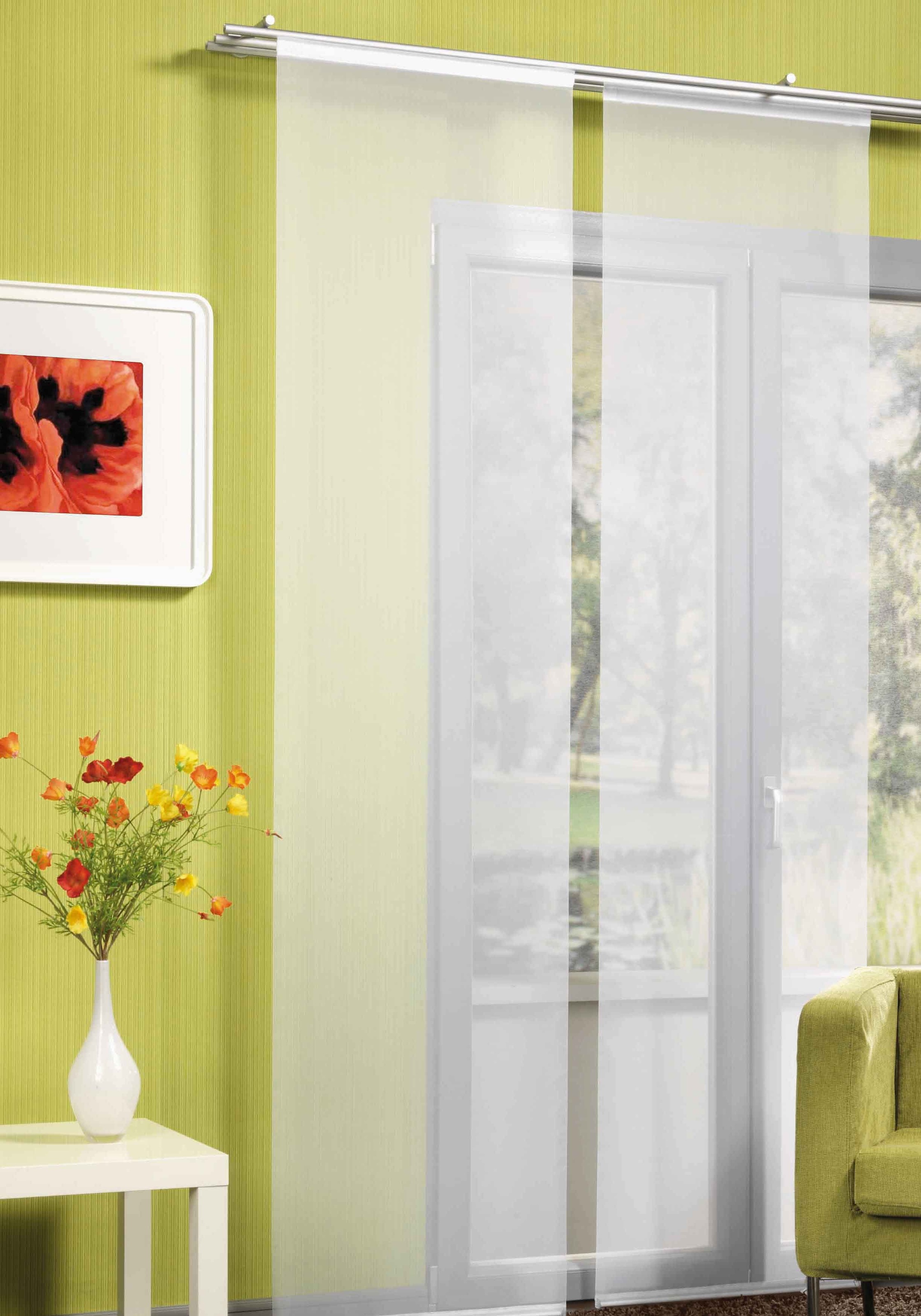 Neutex for you Schiebegardine "Rona-Uni" Klettband 1 Stk. tlg. Inkl. Montag günstig online kaufen