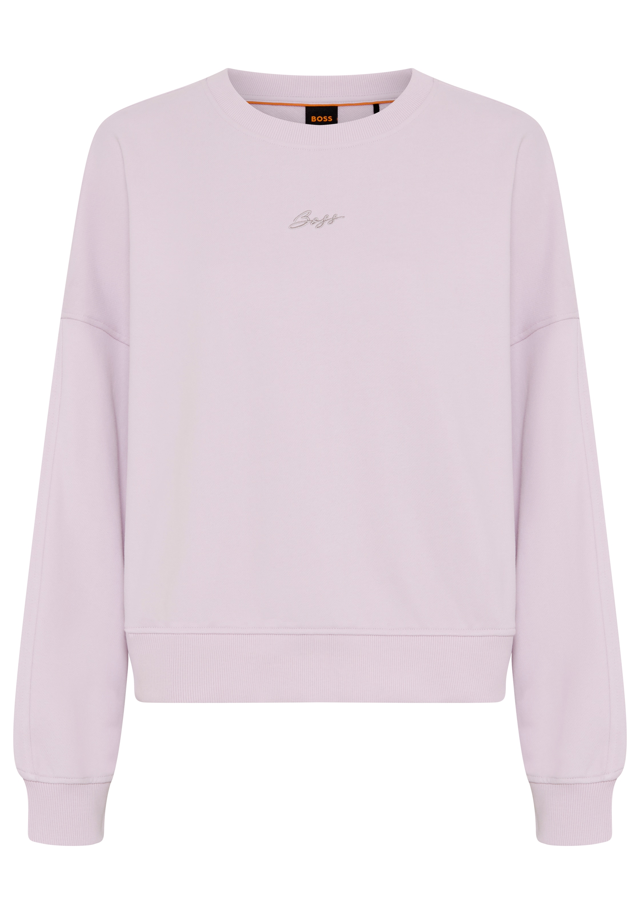 BOSS ORANGE Sweater "Ever Premium Damenmode", mit Logostickerei, aus Baumwo günstig online kaufen