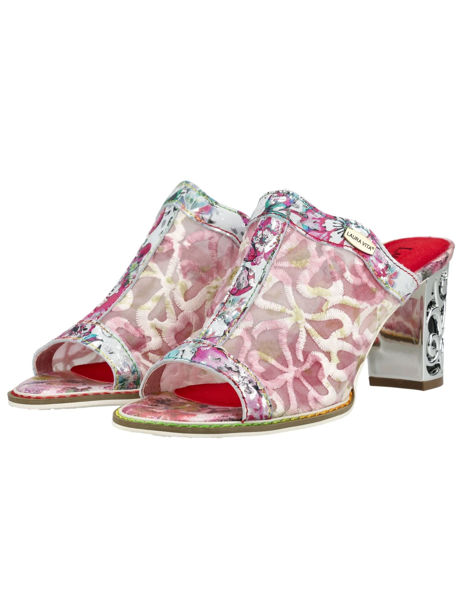 LAURA VITA Pantolette »LAURA VITA Pantoletten Leder/Textil«