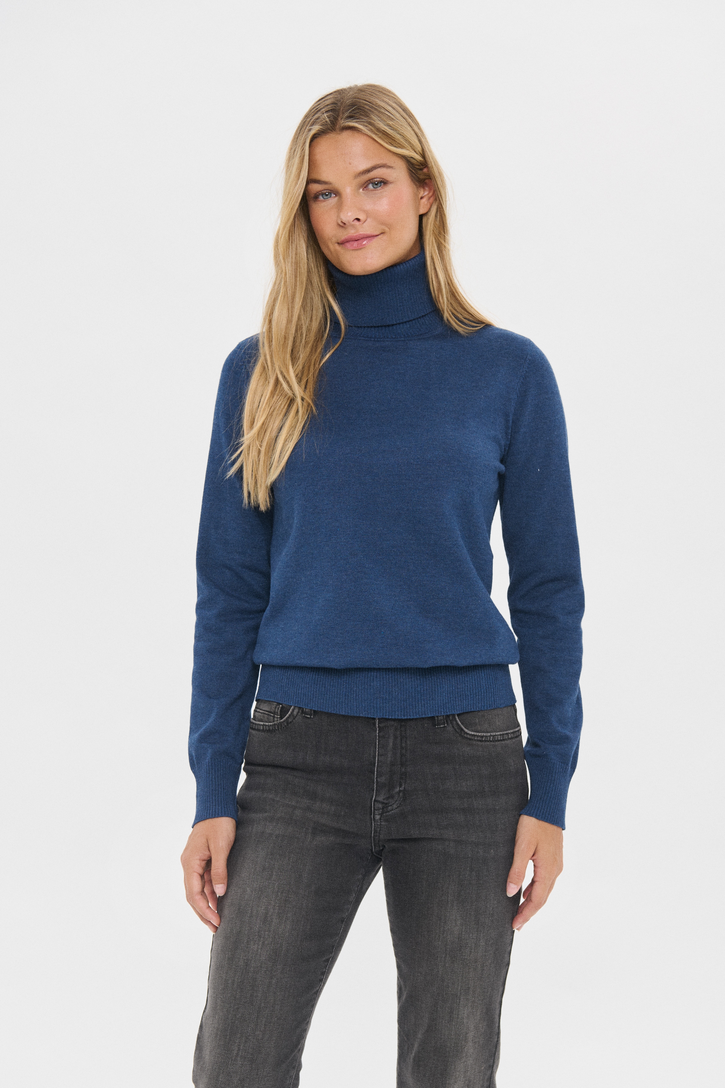 Saint Tropez "J2046, MilaSZ Rollneck" Viskosemischung, Classic fit