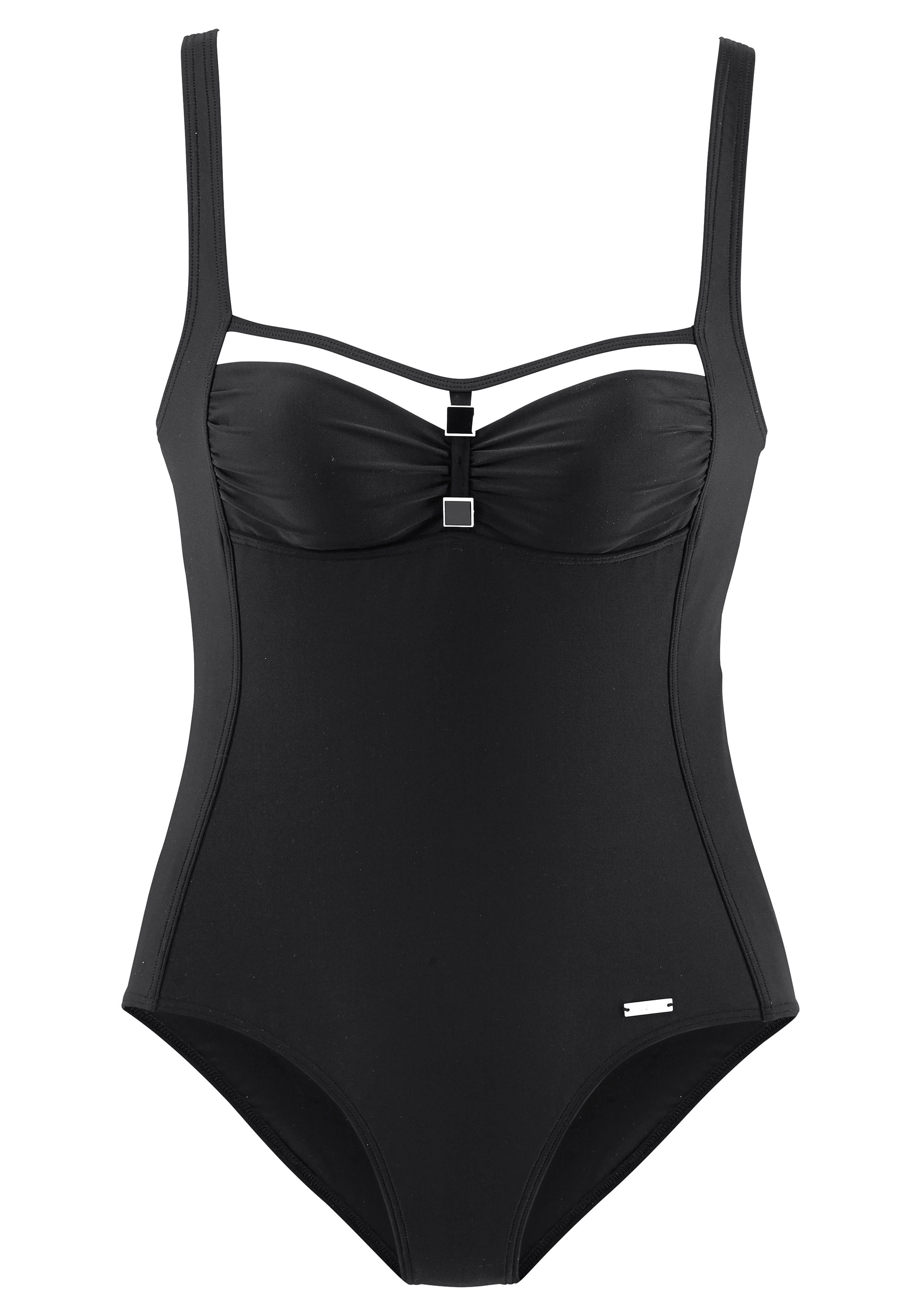 LASCANA Badeanzug "Yacht", mit Kontrastdetails und Shaping-Effekt günstig online kaufen