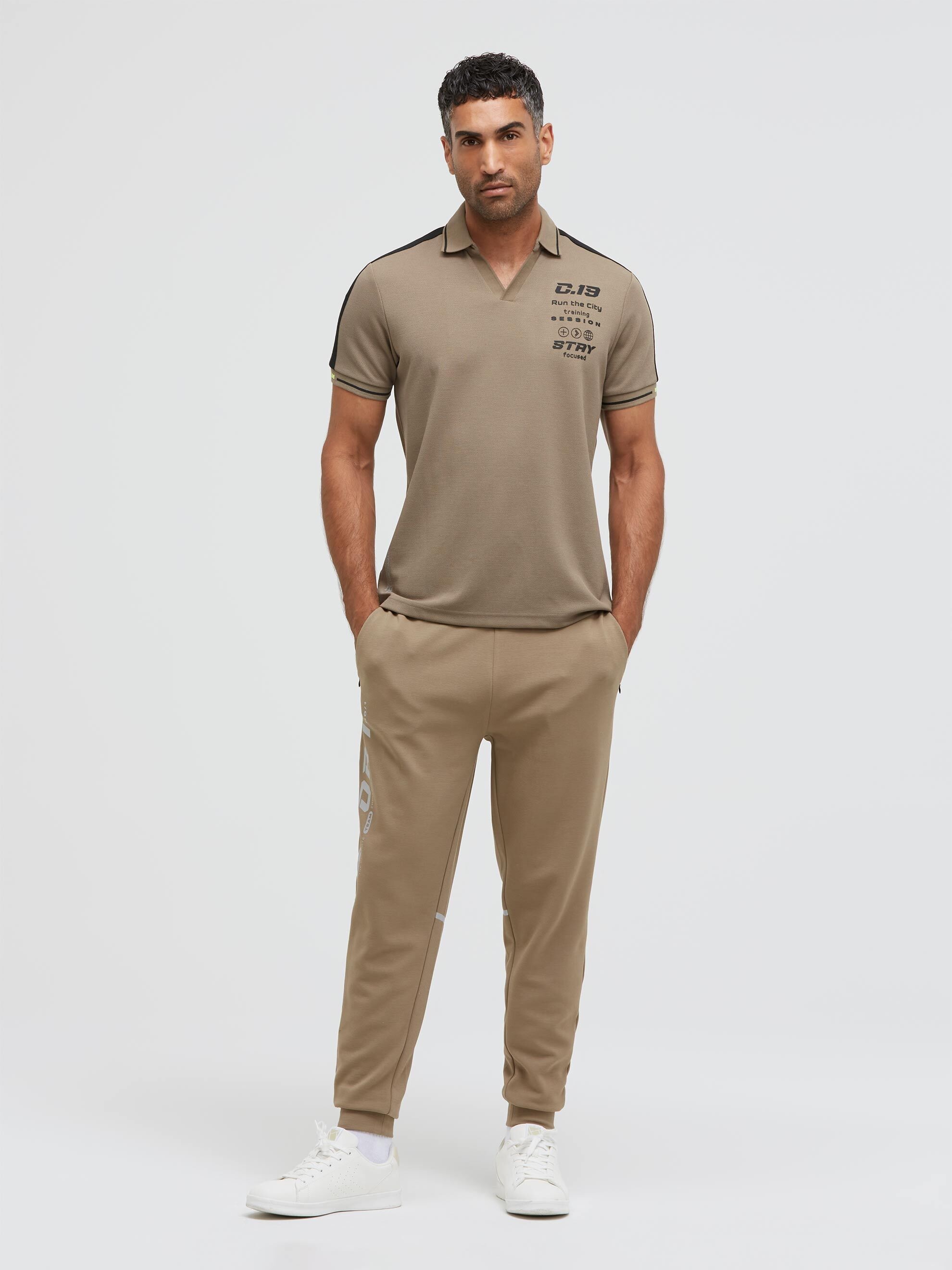 CAMP DAVID Poloshirt mit Print