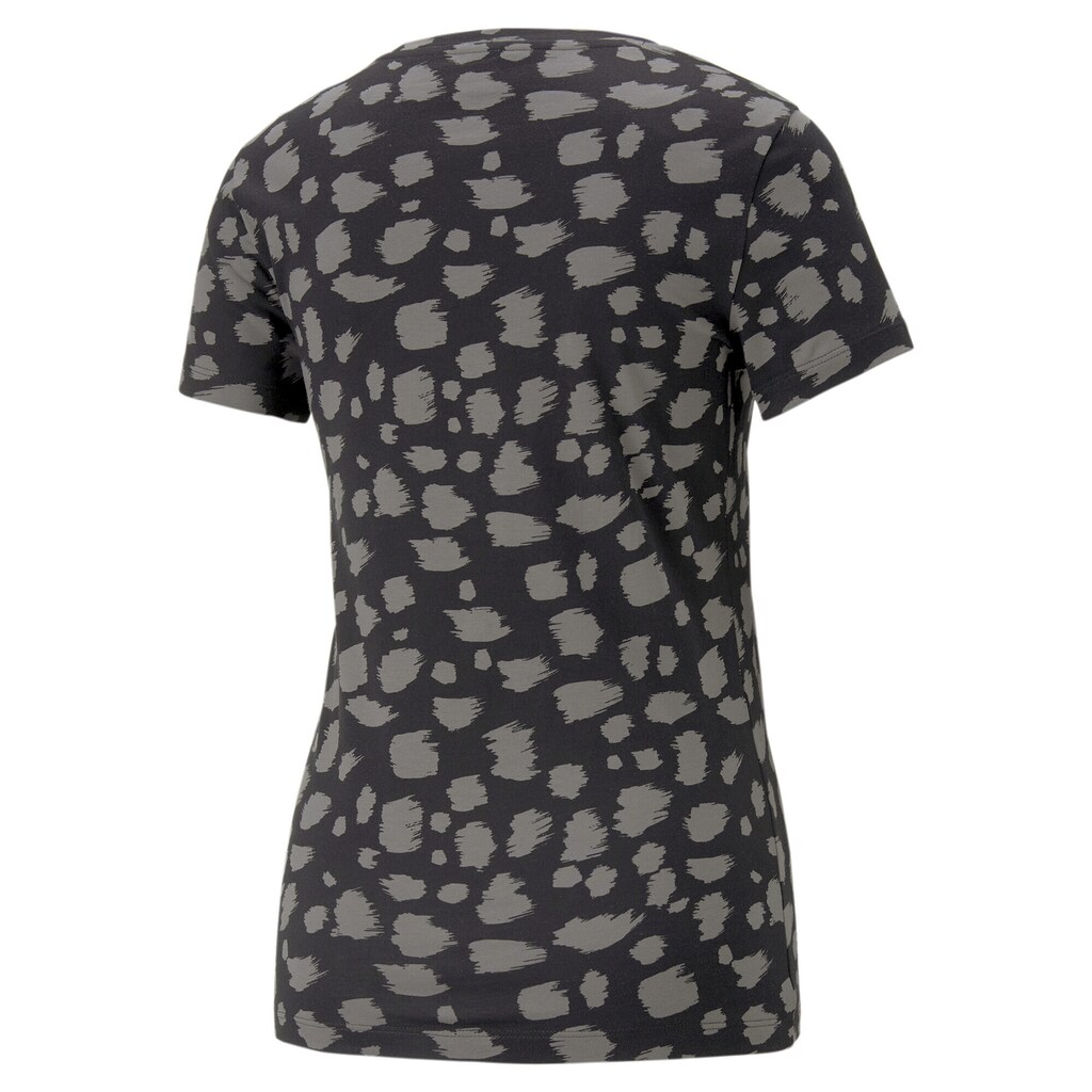 PUMA T-Shirt »Essentials+ T-Shirt mit Animal-Print Damen«