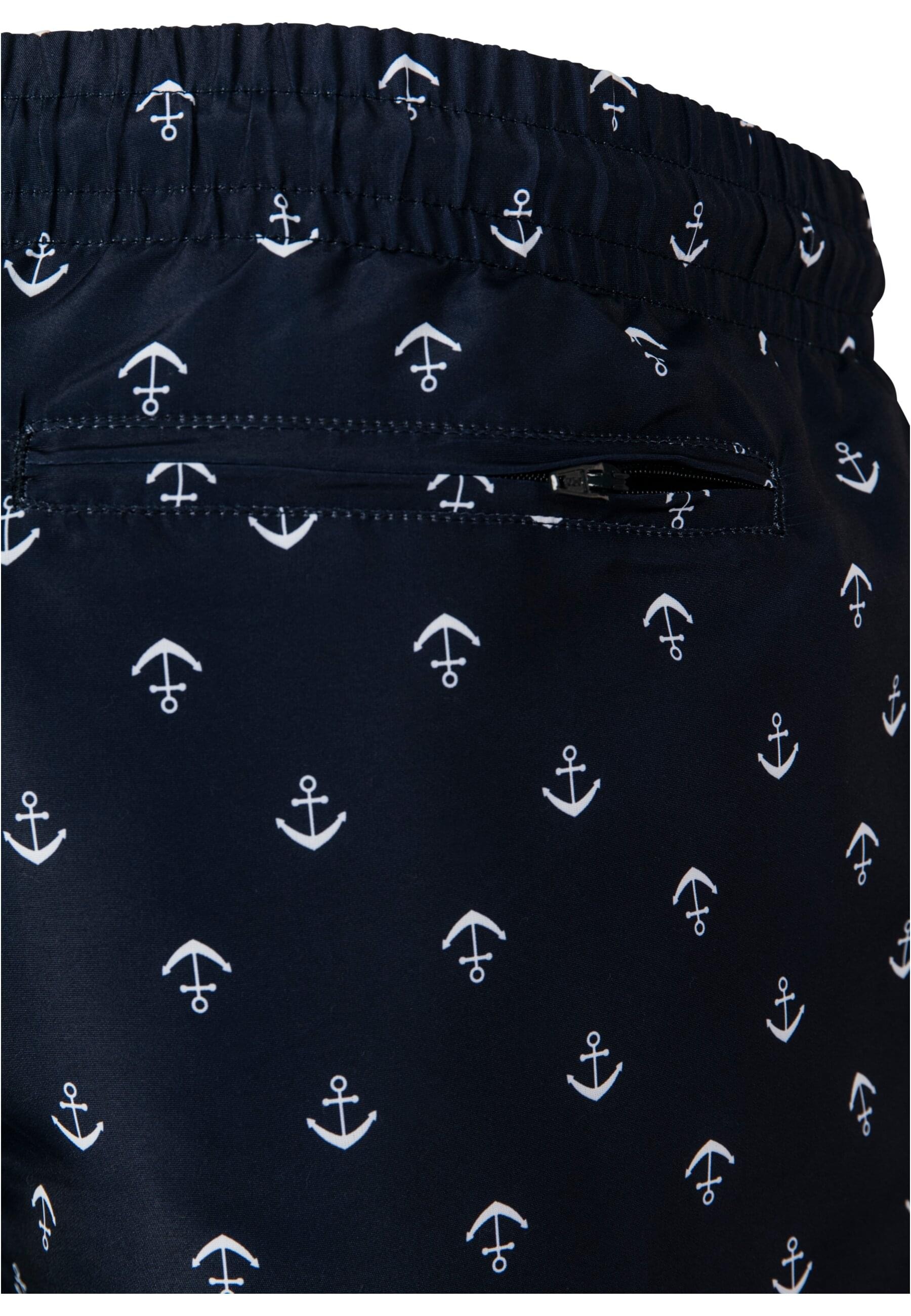 URBAN CLASSICS Badeshorts »Urban Classics Herren Pattern Swim Shorts«