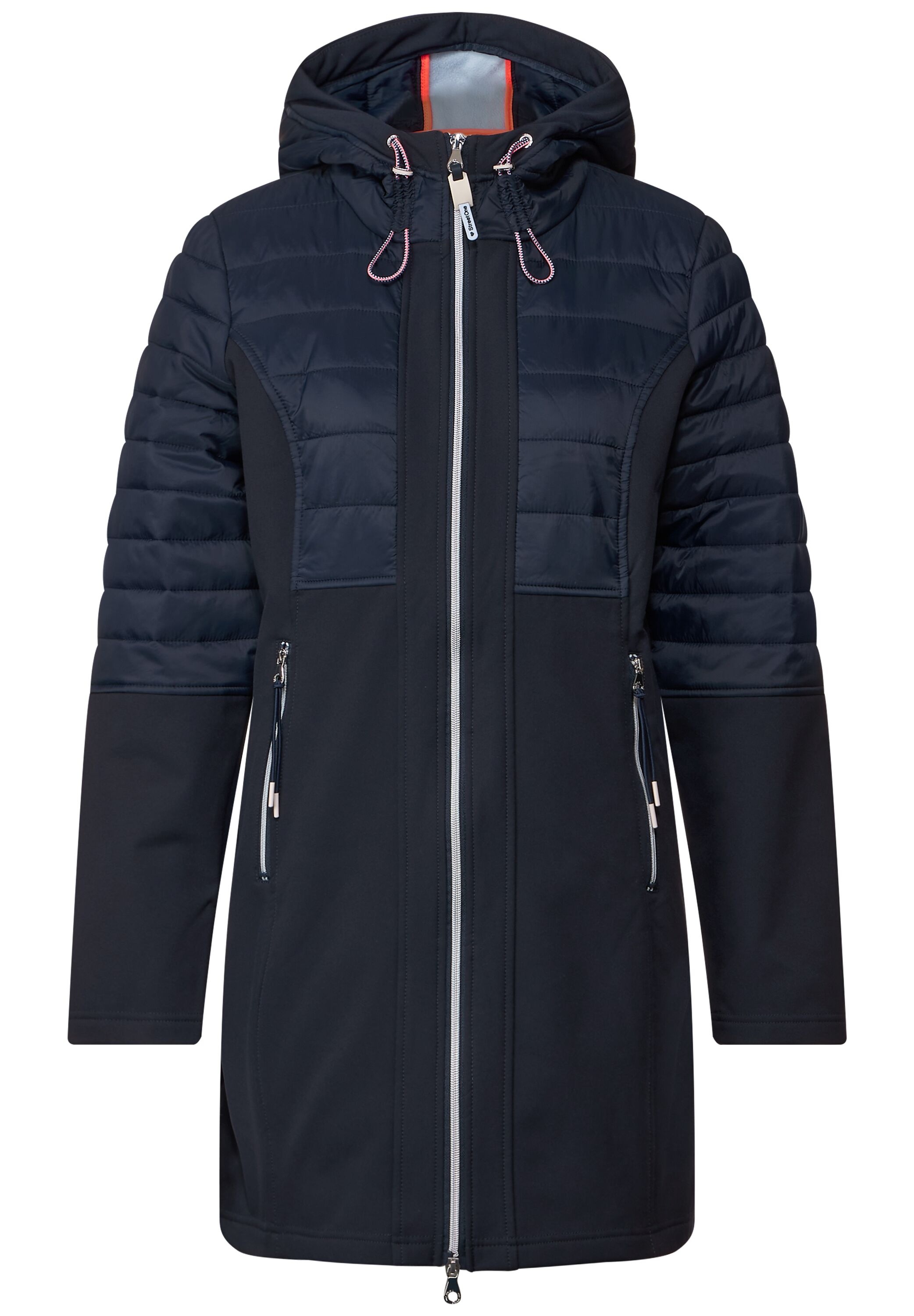 STREET ONE Softshelljacke, mit Kapuze, mit Fleece innen