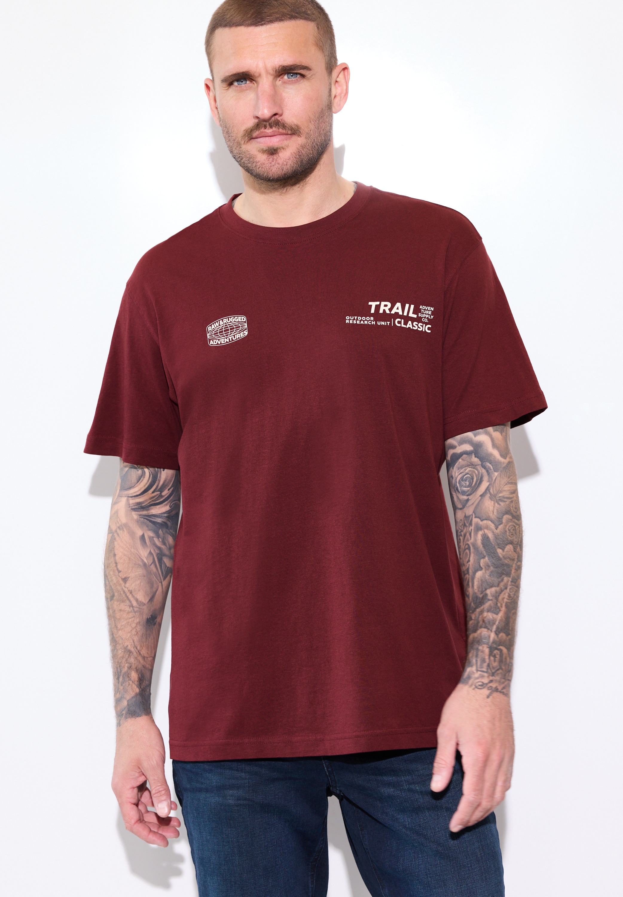 STREET ONE MEN aus reiner Baumwolle