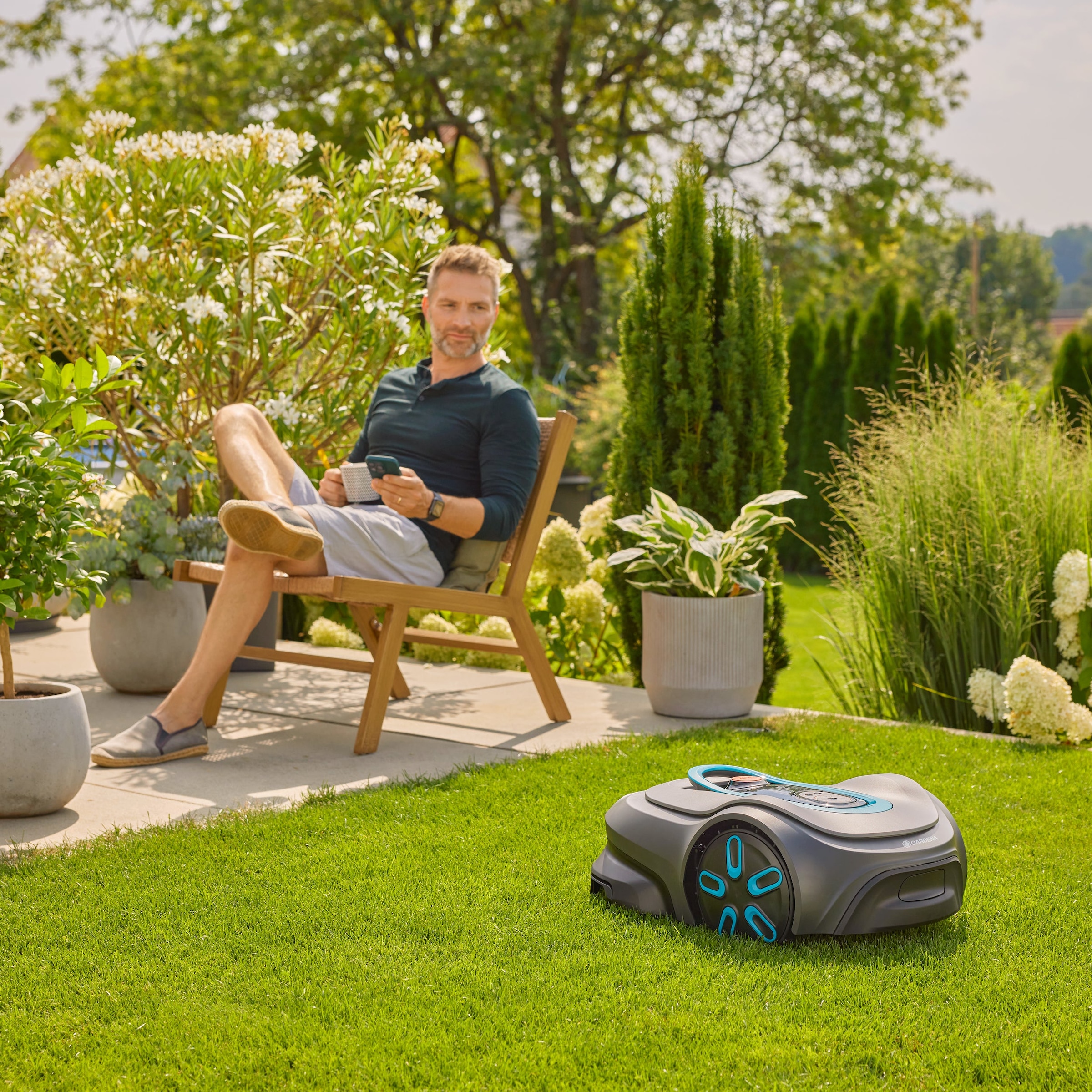 GARDENA Rasenmähroboter »smart SILENO pro«, inkl. 150 m Begrenzungskabel