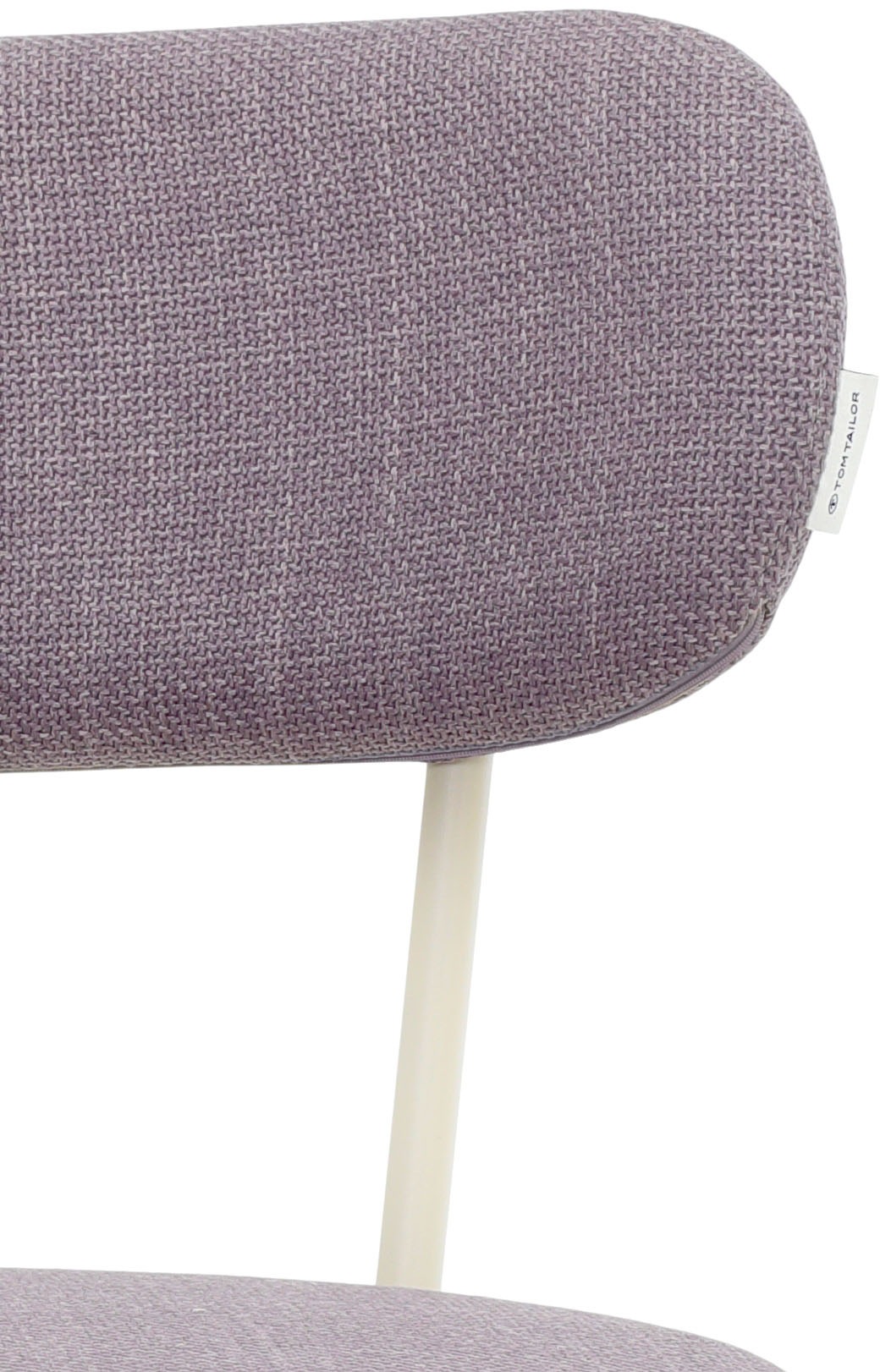 TOM TAILOR HOME 4-Fußstuhl »SOFT PAD CHAIR«, (Set), 2 St., Webstoff, Esszimmerstuhl, 4-Fußgestell, mit Rückenausschnitt