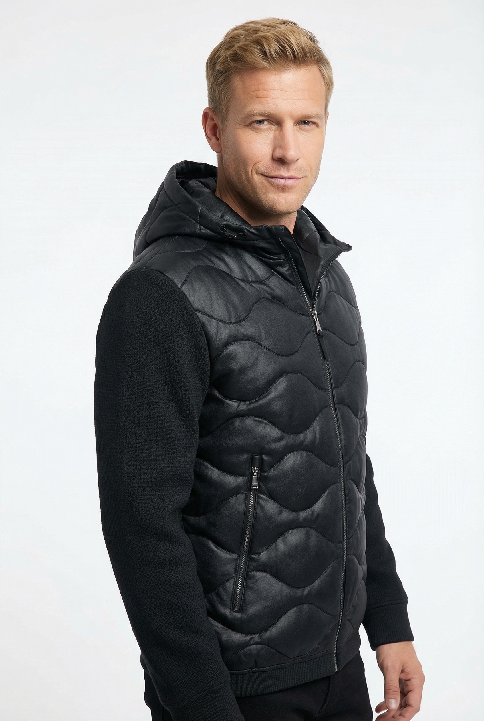 Joop Jeans Steppjacke "Tobie" mit Kapuze mit Wellensteppung günstig online kaufen