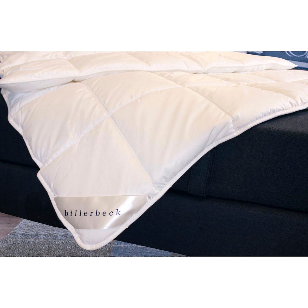 billerbeck Microfaserbettdecke »Liliane, Bettdecke in 135x200 cm, 155x220 cm, Bezug aus Baumwolle«, normal, Füllung 100% Polyester-Hohlfaser, Bezug 100% Baumwolle, (1 St.)