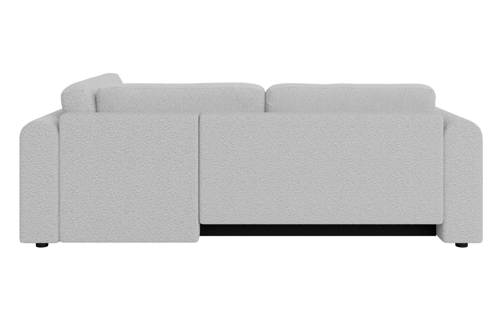 INOSIGN Ecksofa »Zacharia wahlweise Schlafsofa mit Bettkasten, B/T/H 250/166/86 cm«, L-Form mit Wellenunterfederung, Ottomane rechts oder links bestellbar