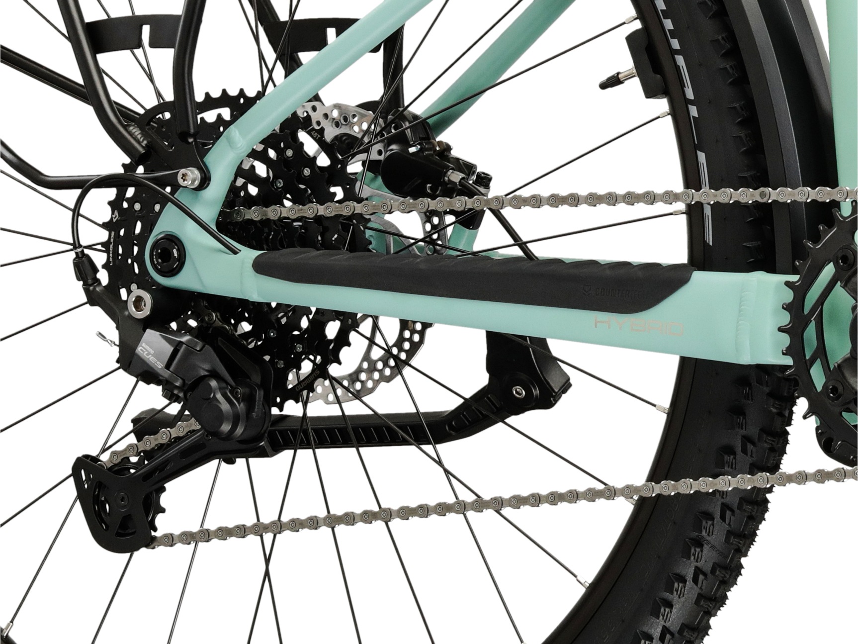 Kross »Influx Hybrid SUV 3.0 21,3Ah / Bosch 800 Wh 27,5" Grün 10 Gänge 2026« 10 Gang Shimano CUES U6000 Schaltwerk Kettenschaltung Mittelmotor 250 W BOSCH PERFORMANCE LINE PX 36 V/250 W, Mittelmotor