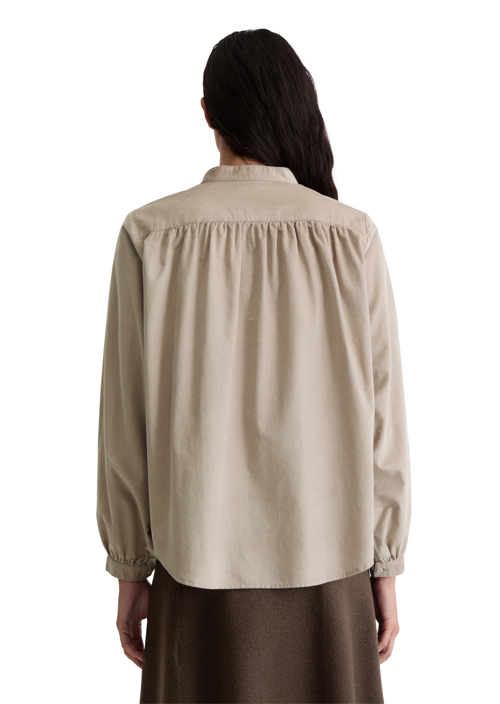 Thumbnail - Marc OPolo Langarmbluse "aus Organic-Cotton-Viskose-Mix"