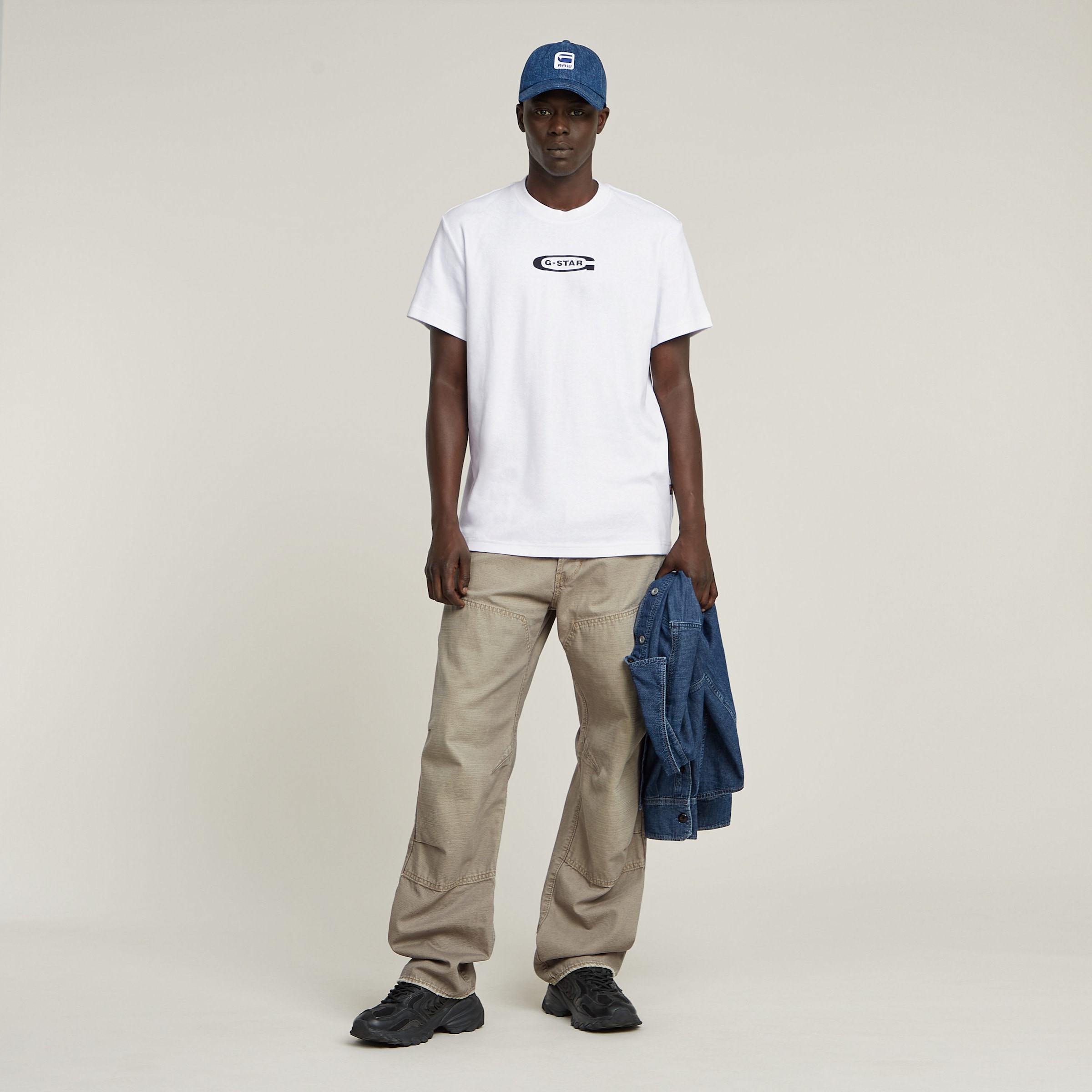 G-STAR T-Shirt »Old Skool Logo«, mit Frontprint