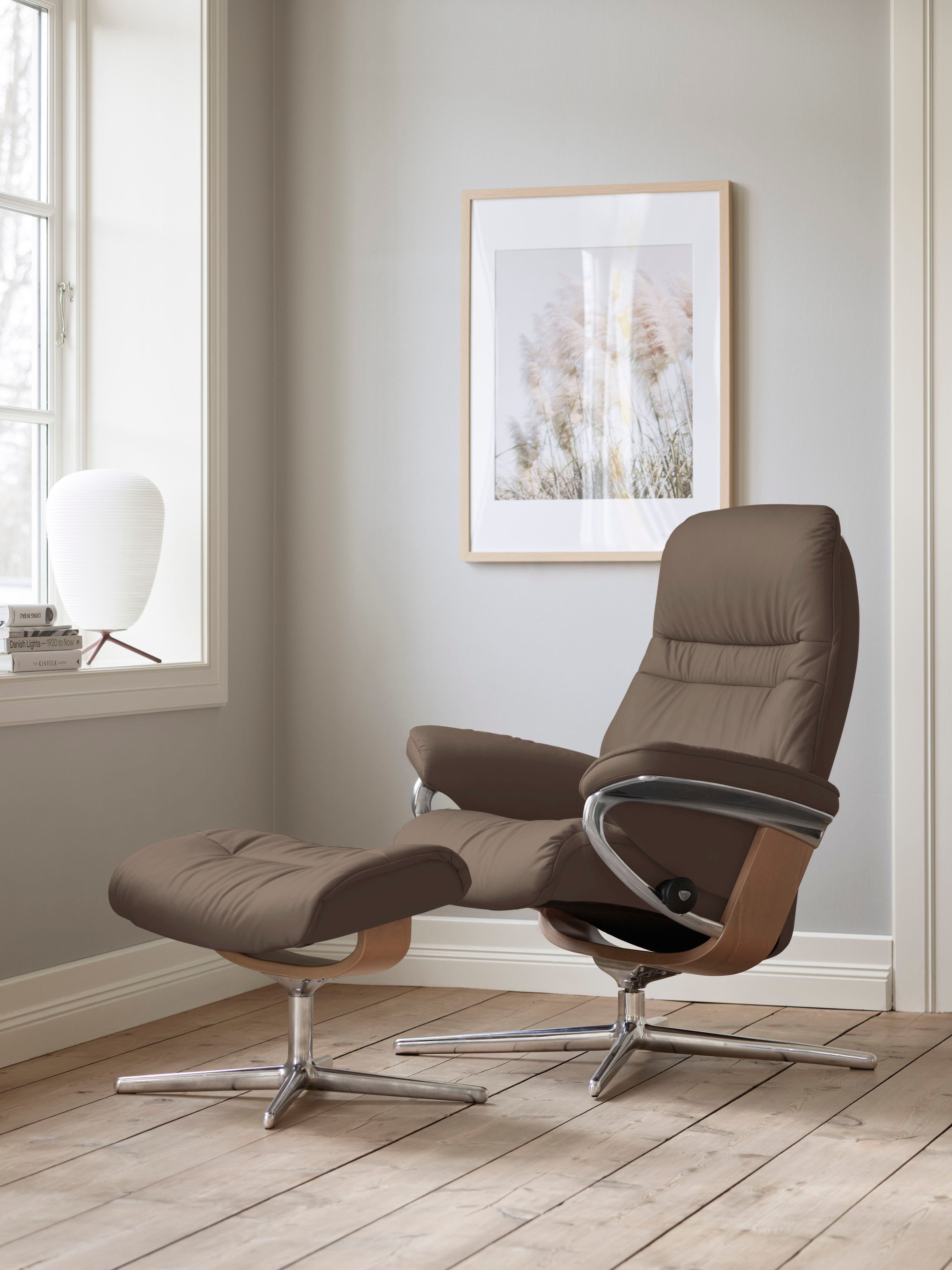 Stressless Relaxsessel "Sunrise", (Set, Relaxsessel mit Hocker), mit Hocker günstig online kaufen