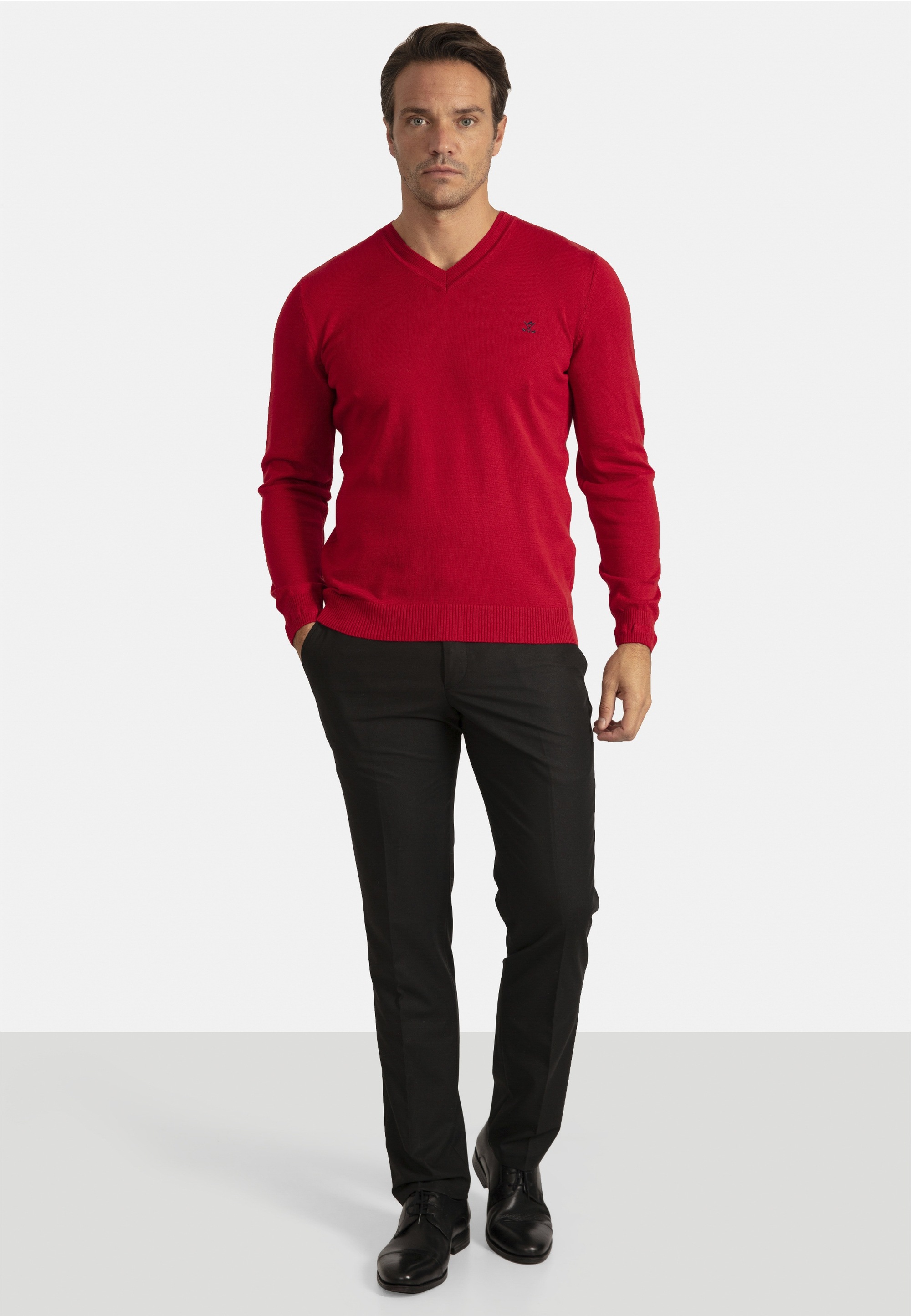 SIR RAYMOND TAILOR Strickpullover "Los Angeles", (1 tlg.), mit klassischem günstig online kaufen