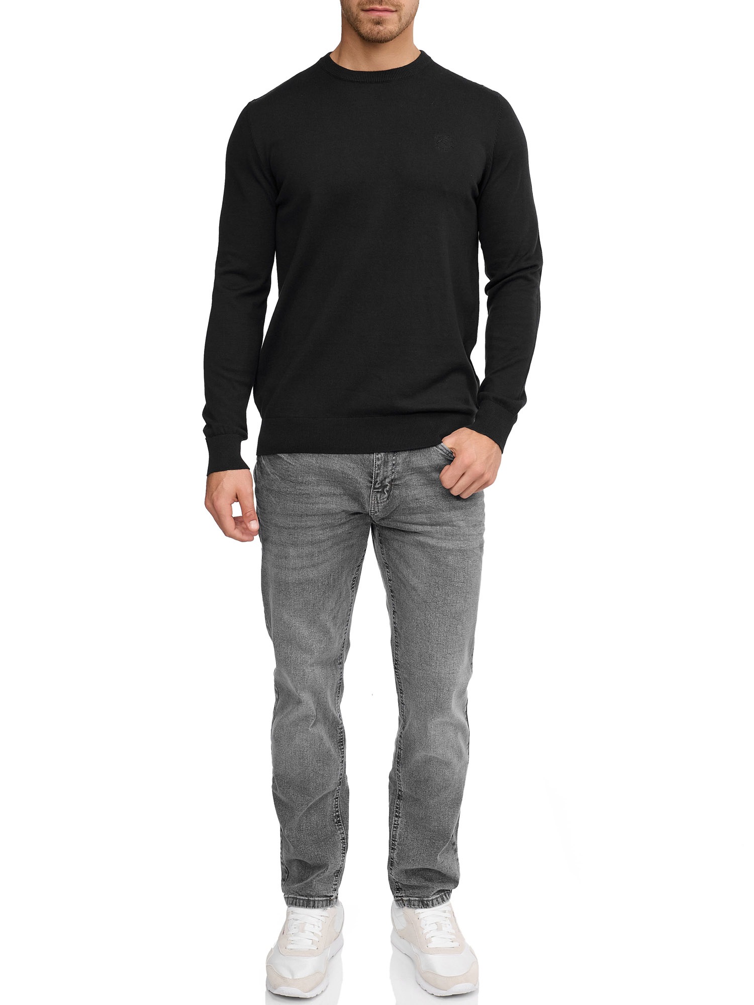 Indicode Rundhalspullover »Wildman«