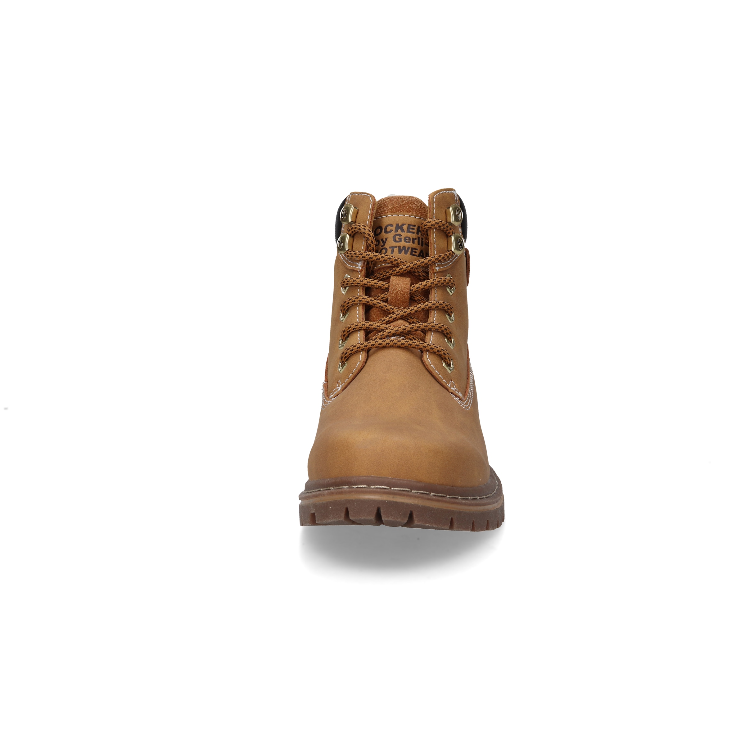 Dockers by Gerli Schnürboots, Workerboots, Schnürstiefel mit Blockabsatz