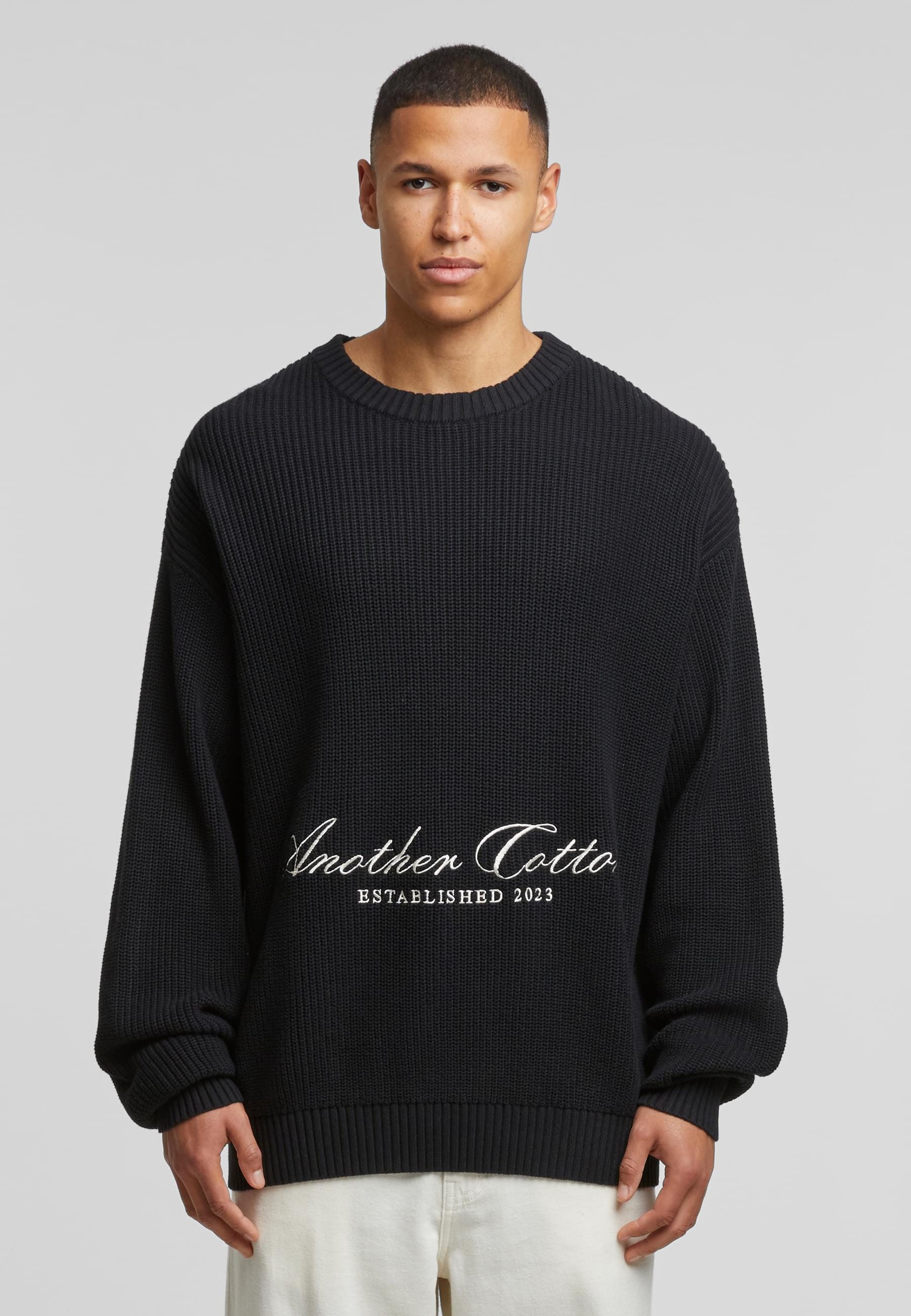 Another Cotton Lab Rundhalspullover »Another Cotton Lab Established Knit Sweater«, (1 tlg.)