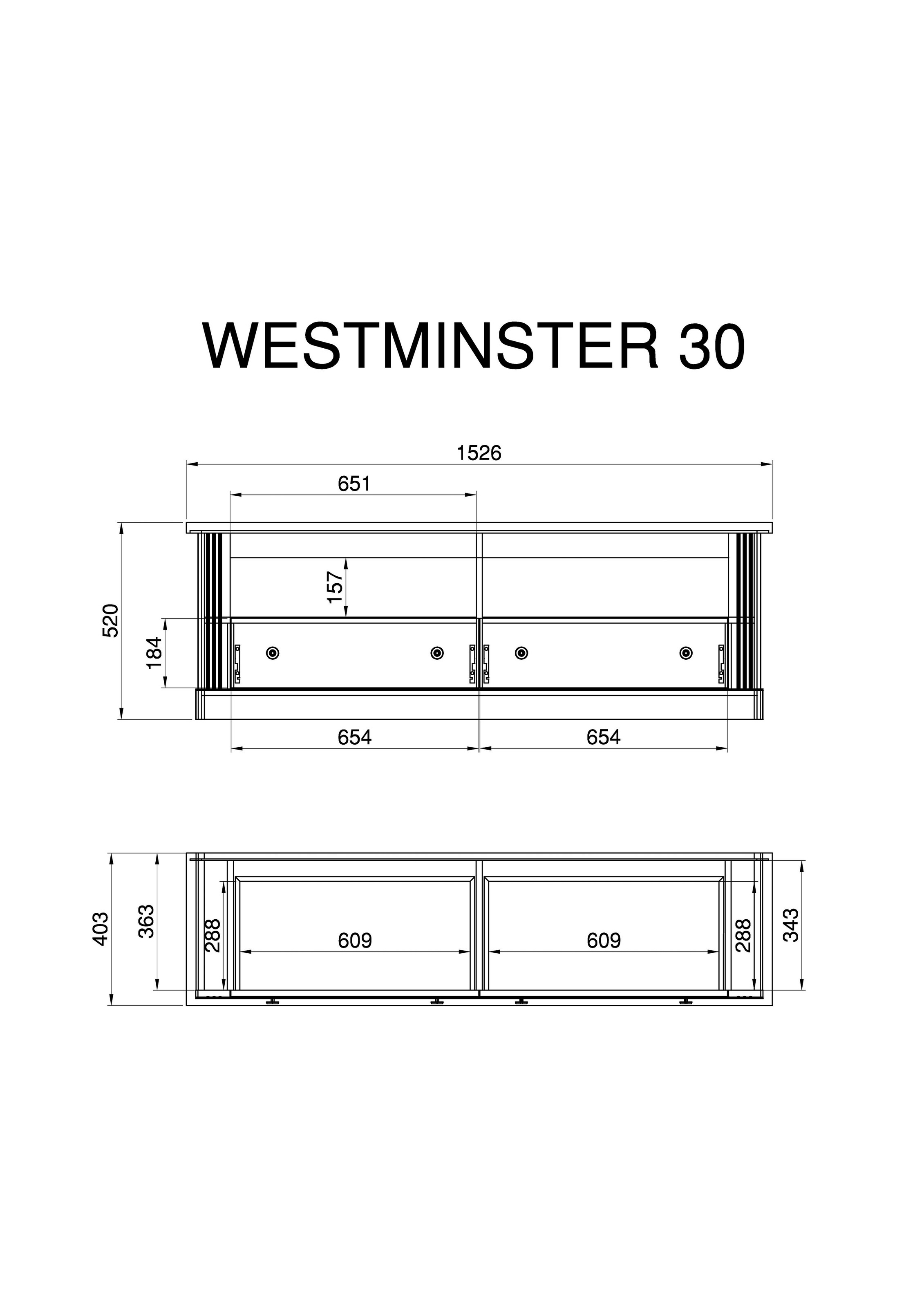 »Westminster«, | romantischen Wohnwand BAUR Landhausstil St.), 4 Home (Set, affaire im