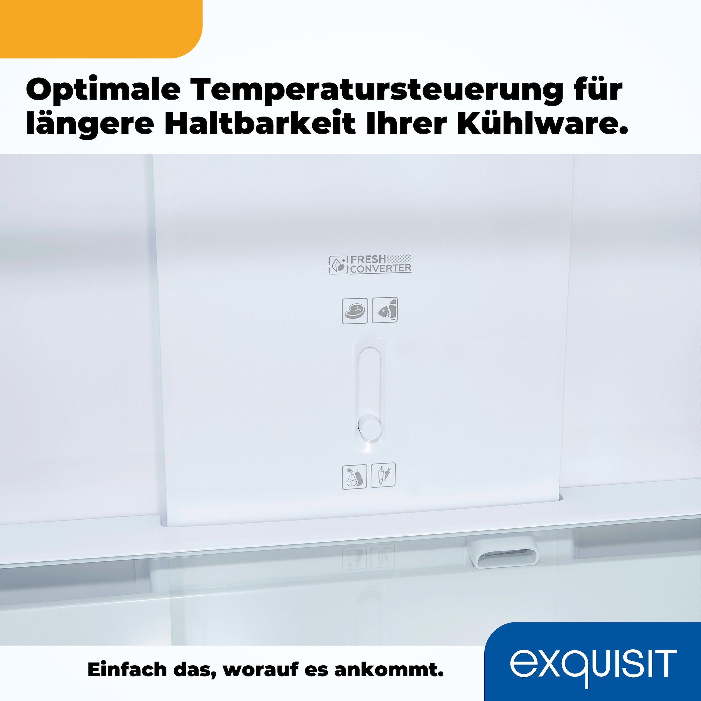 exquisit Multi Door »MD365-125-040D inoxlook-az«