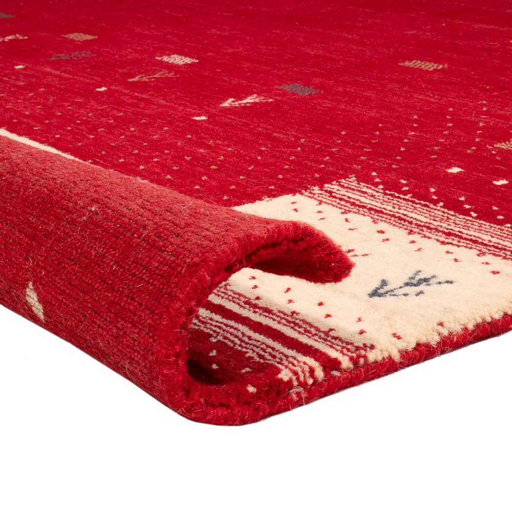 morgenland Wollteppich »Aurora Flair - Gabbeh Teppich - Loribaft Softy«, quadratisch, 1,2 mm Höhe, Sehr weicher Flor