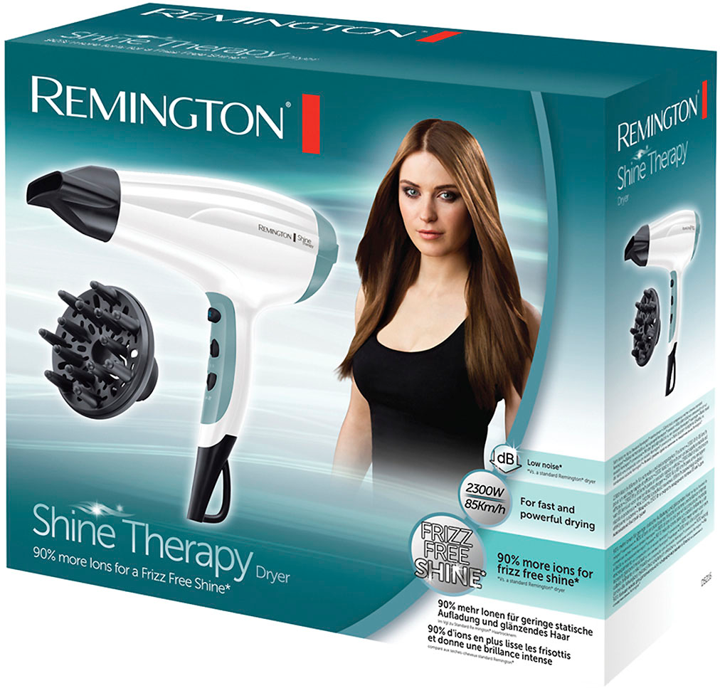 Remington Haartrockner »D 5216«, 2300 W, 2 Aufsätze, mit Ionenpflege leicht & leise+ Diffusor Arganöl & Vitamin E