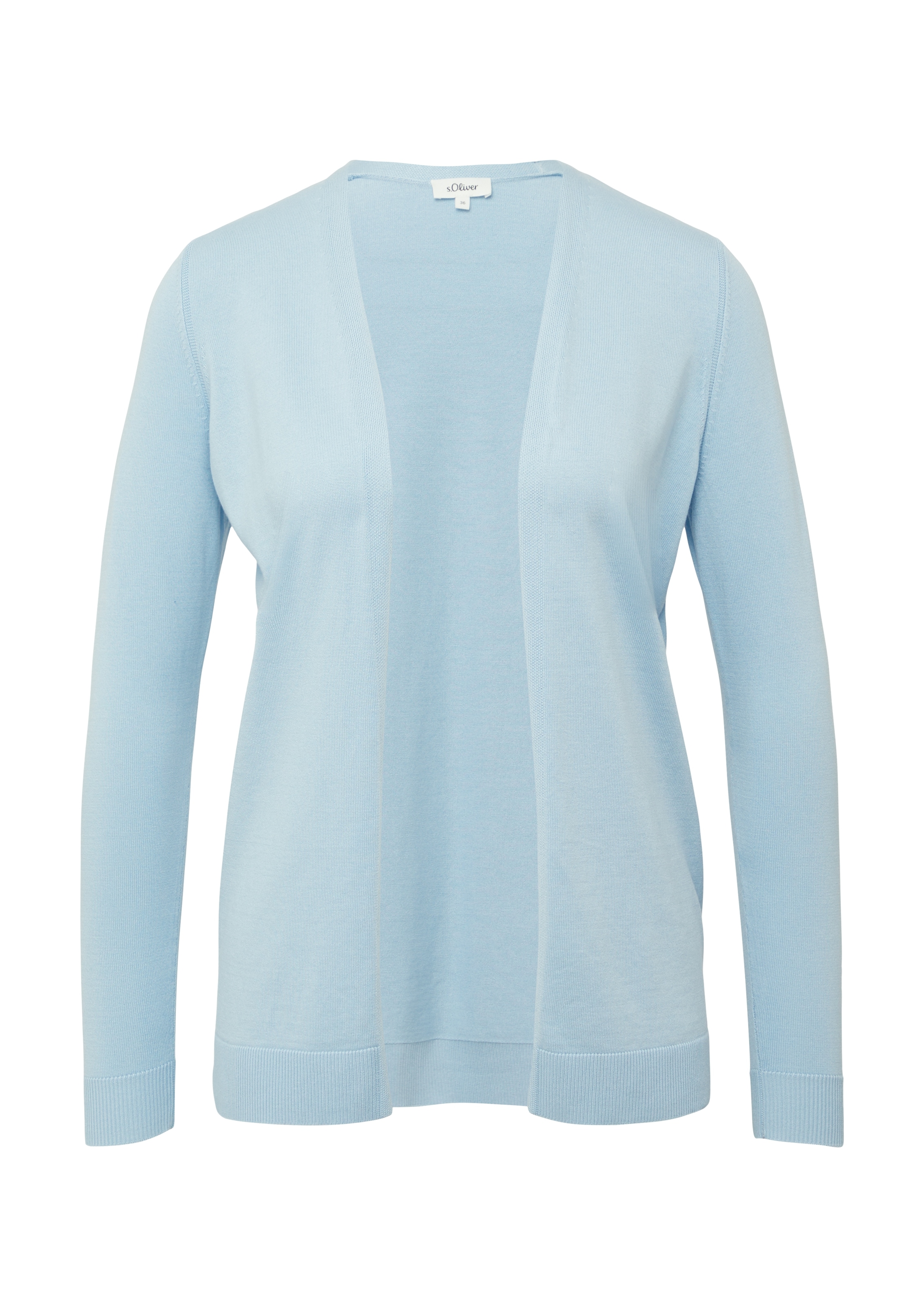 s.Oliver Strickjacke, Feinstrick ohne Verschluss