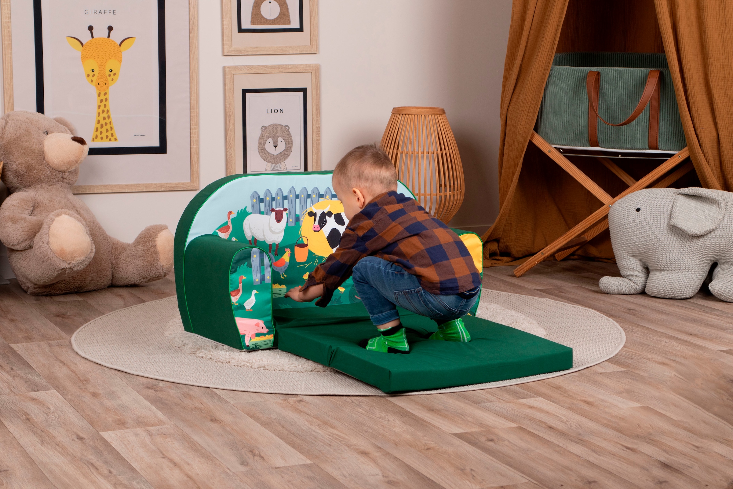 Knorrtoys® Sofa »Bauernhof«, für Kinder; Made in Europe