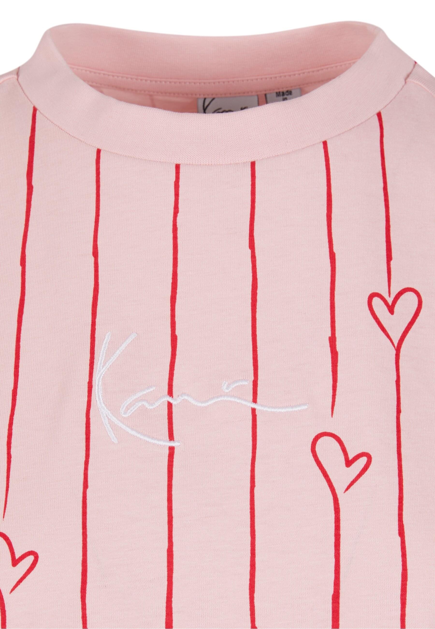 Thumbnail - Karl Kani T-Shirt "Karl Kani KW251-027-2 Signature Heart Pinstripe Os Tee" 1 Stk.