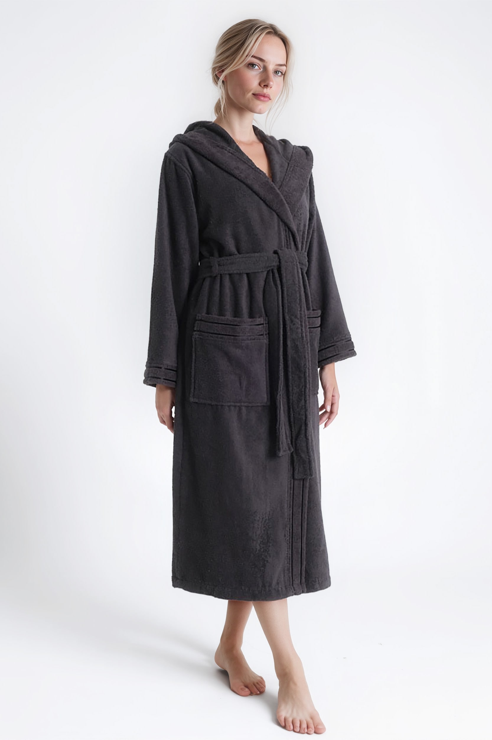 Bruno Banani Damenbademantel "Clement, ideal für Sauna & Spa, Hotelbademant günstig online kaufen