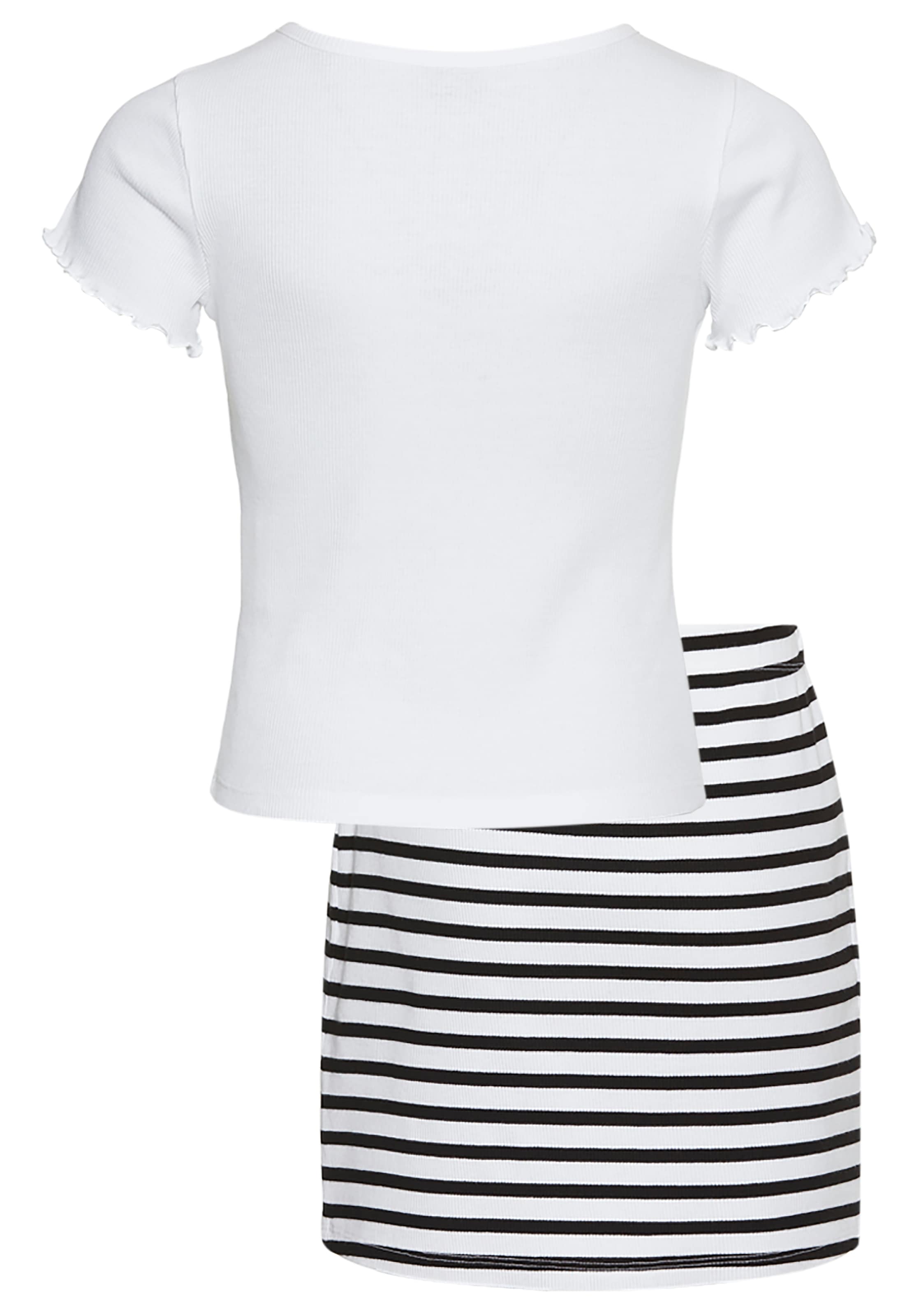 KIDSWORLD Shirt & Rock »Set aus T-Shirt und Rock«, Outfit aus T-Shirt und Rock
