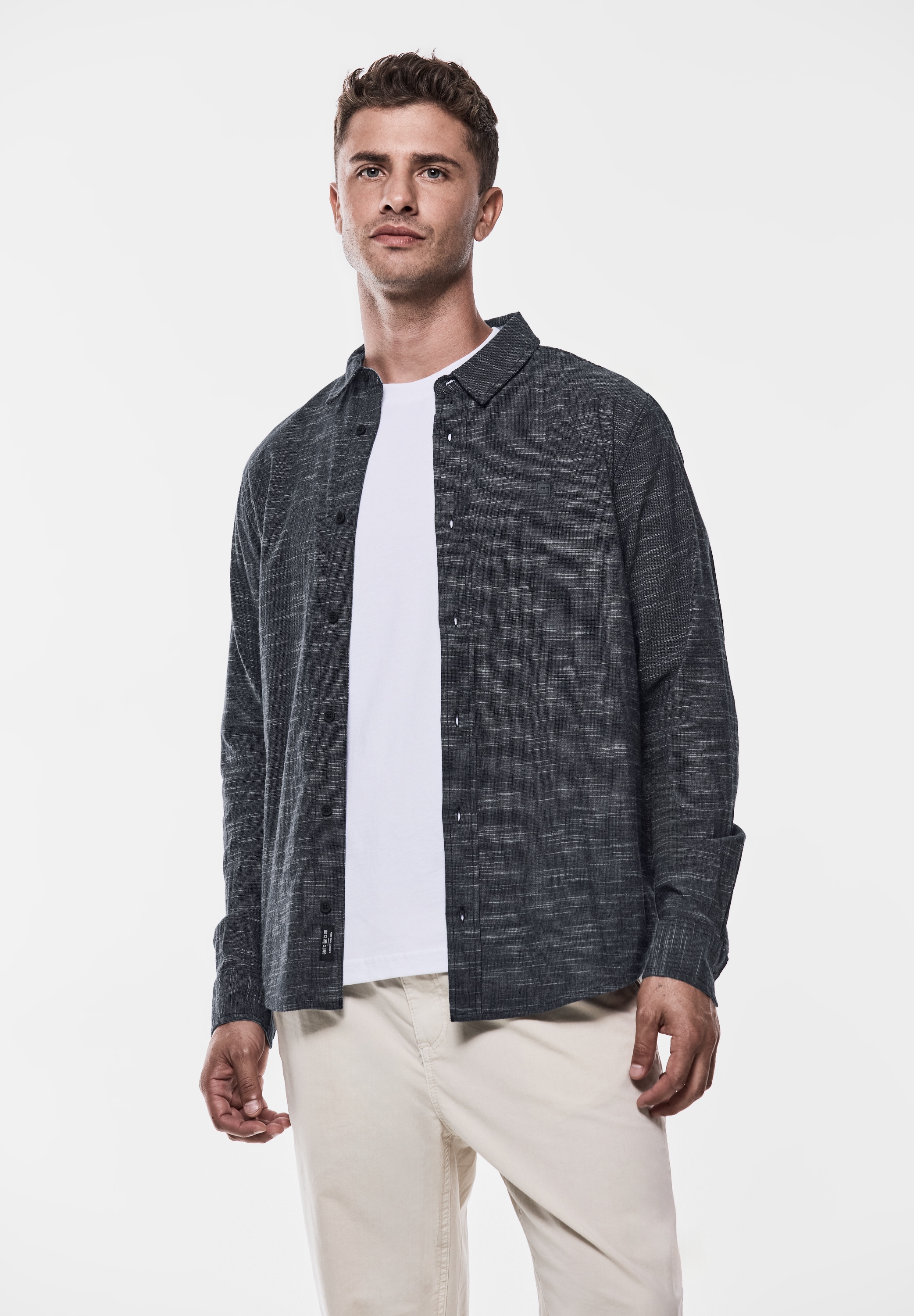 STREET ONE MEN mit Knopfleiste